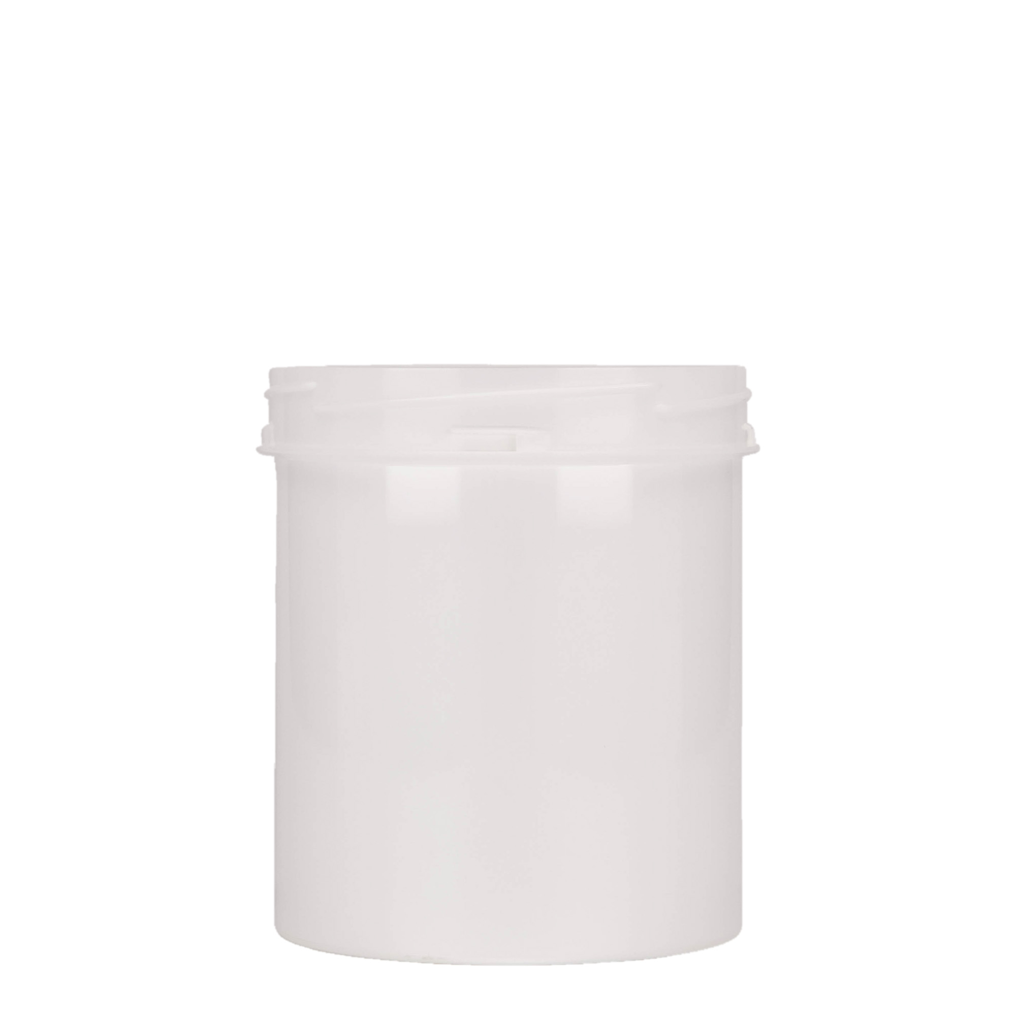 500 ml plastic container ‘Securilock’, PP, white, opening: screw cap