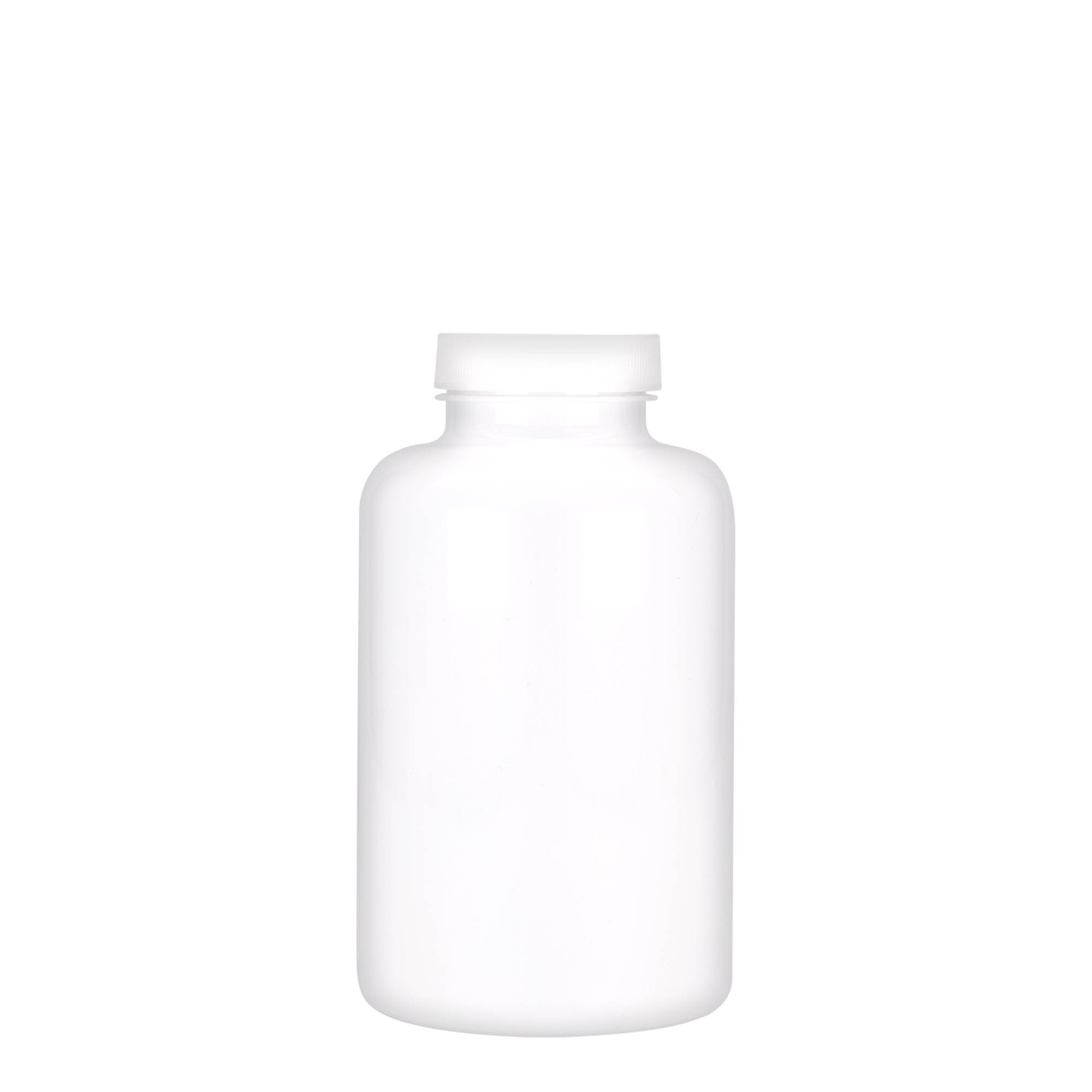500 ml PET packer, plastic, white, closure: GPI 45/400