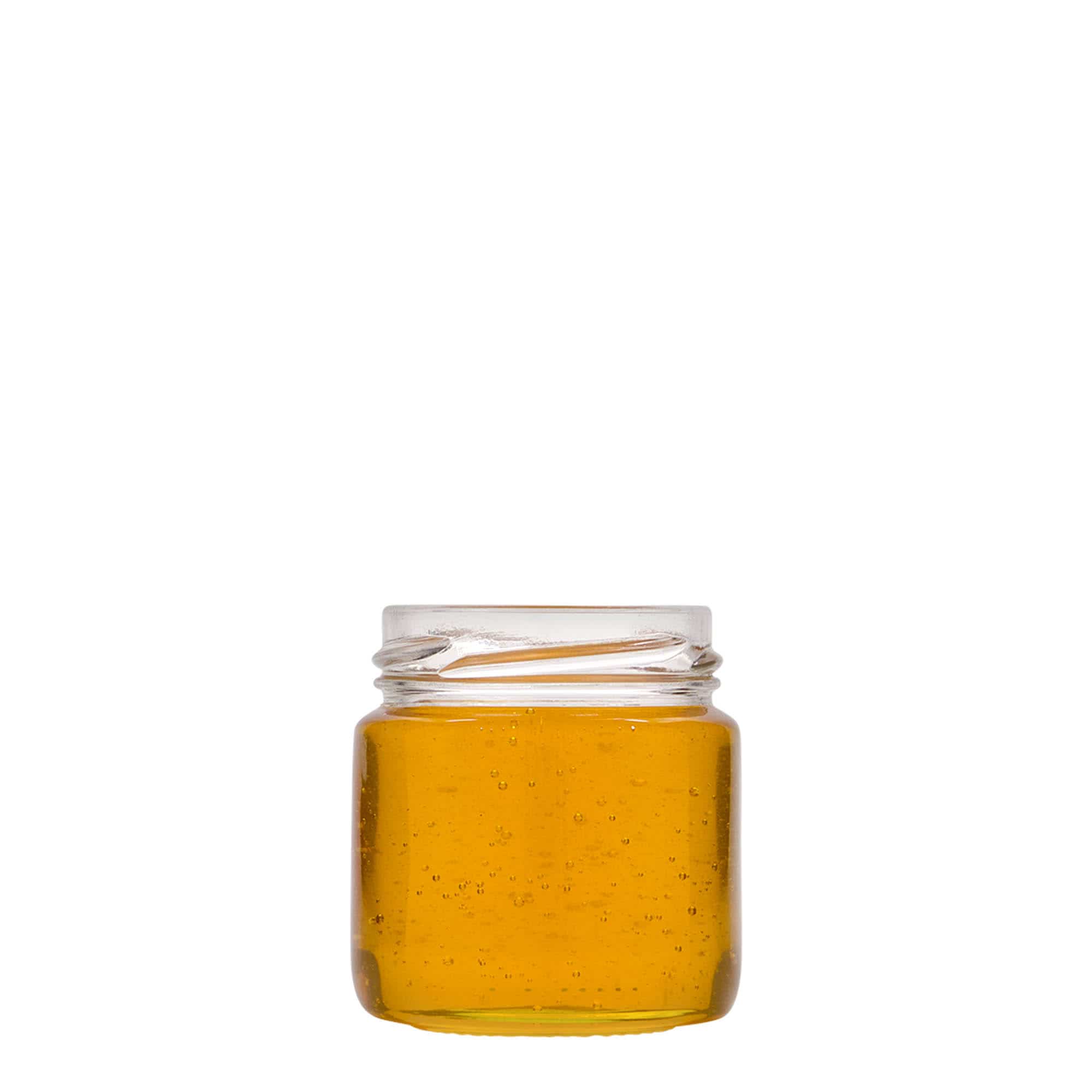 106 ml round glass, opening: Twist-off (TO 53)