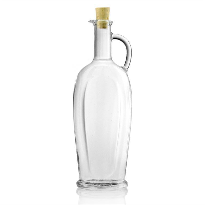 500 ml glass bottle 'Eleganta', oval, opening: cork 500 ml glass bottle 'Eleganta', oval, opening: cork
