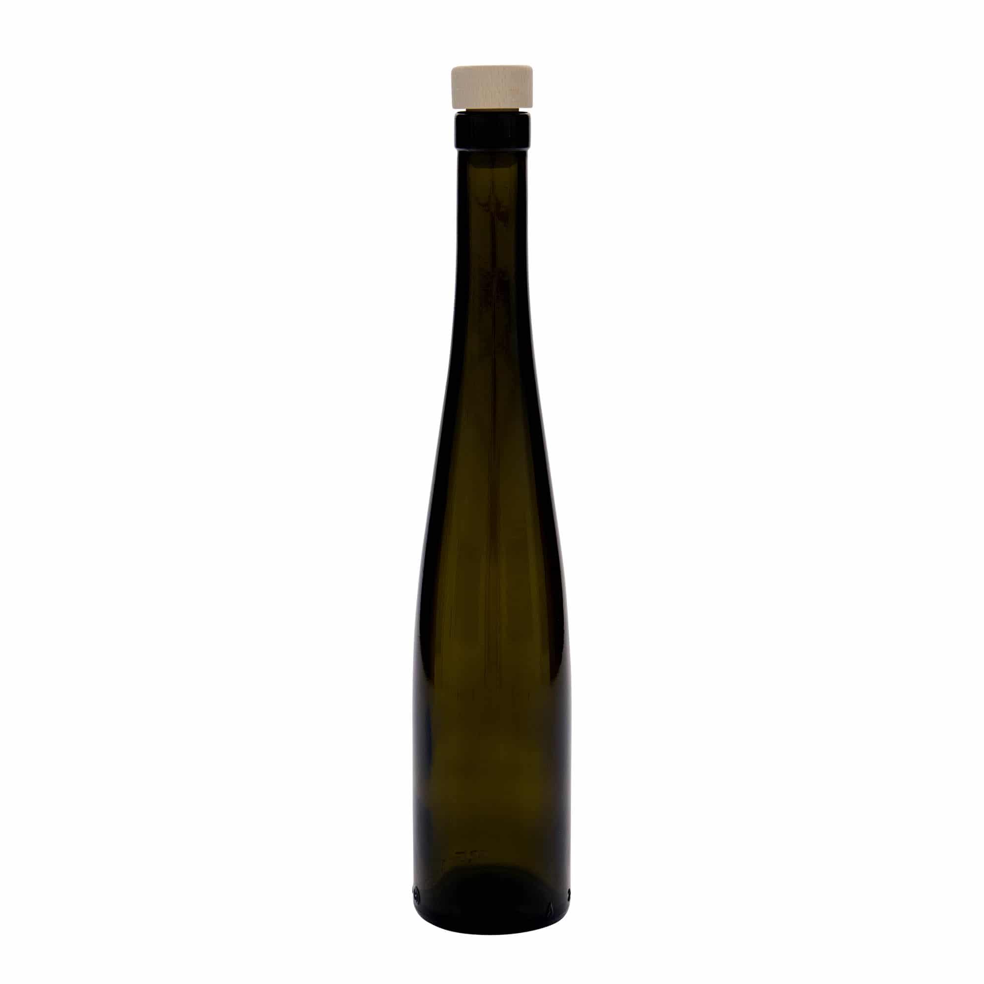 375 ml glass bottle 'Weinschlegel', antique green, opening: cork