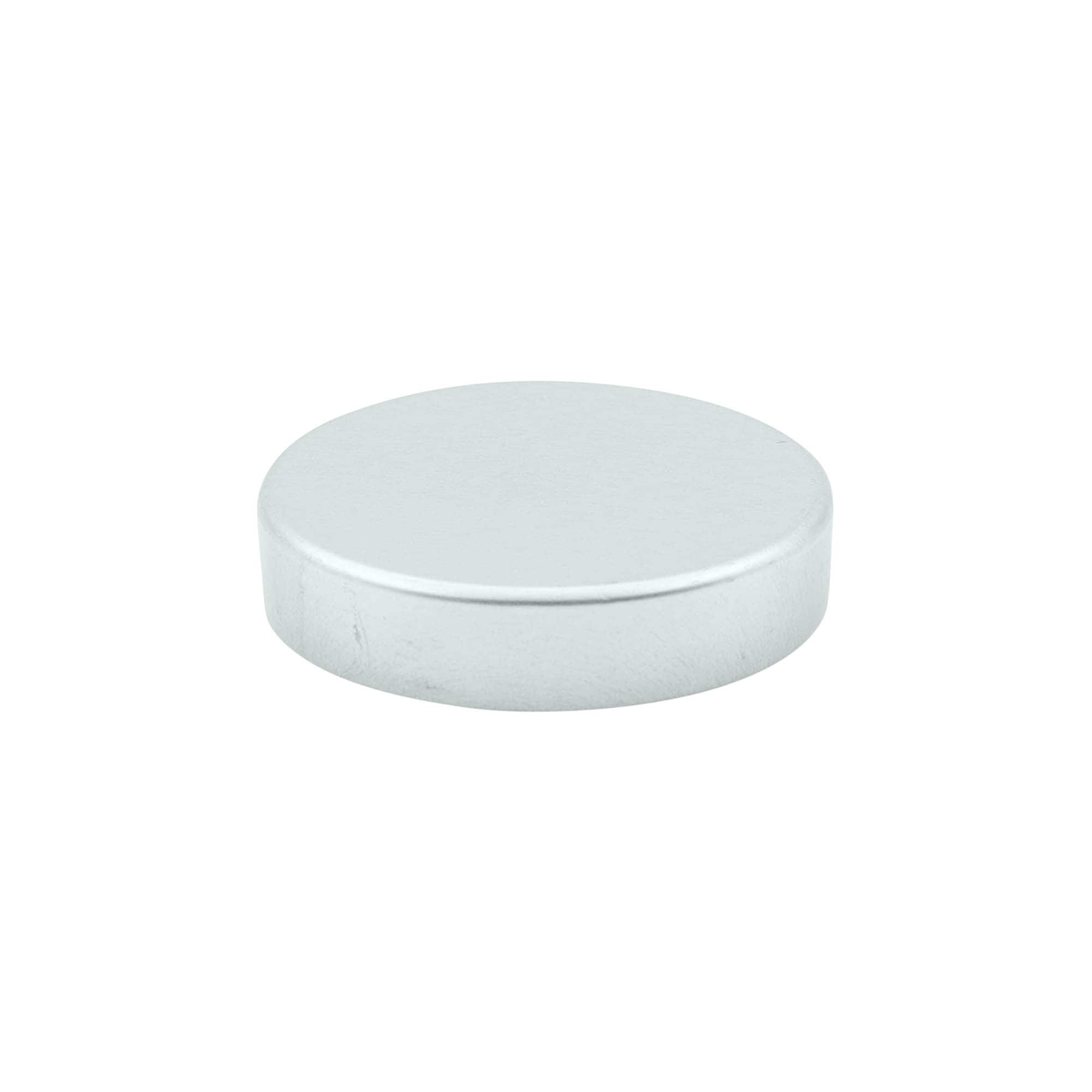 Screw cap, metal, silver, for opening: 45/400
