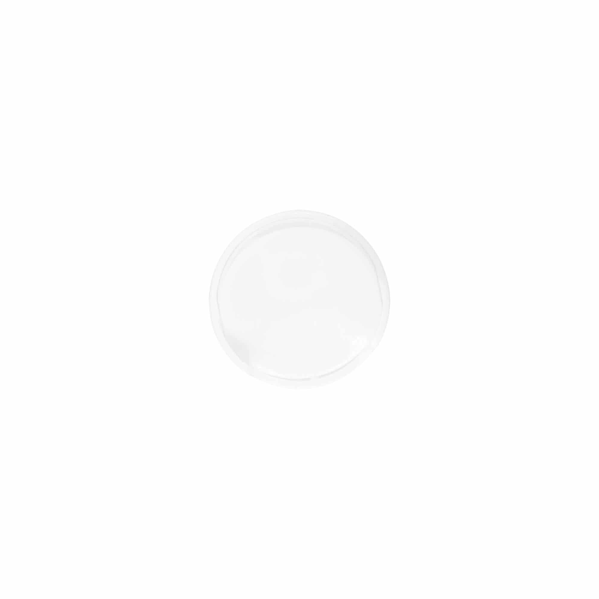 Screw cap Disc Top, PP plastic, white, for opening: 24/410