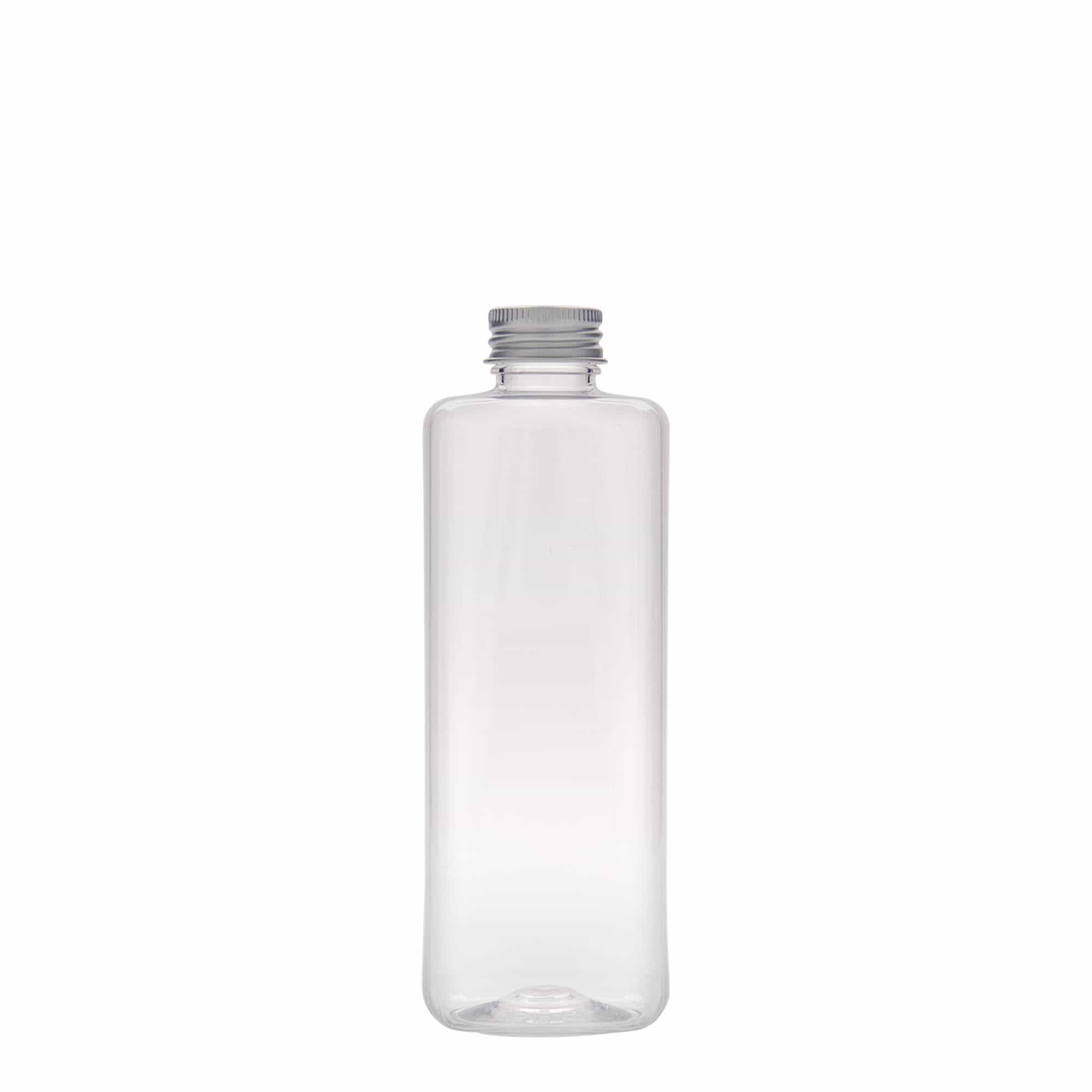 300 ml PET bottle 'Karl', square, plastic, neck: 24/410