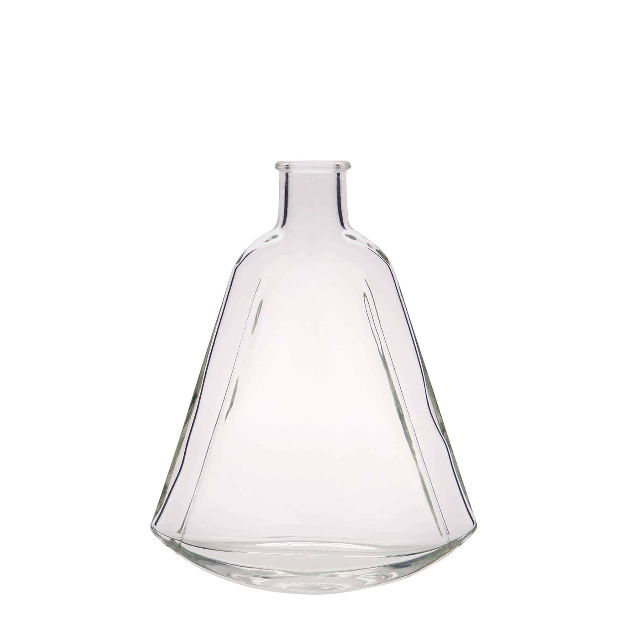 200 ml glass bottle ‘Maurizio’, oval, opening: cork