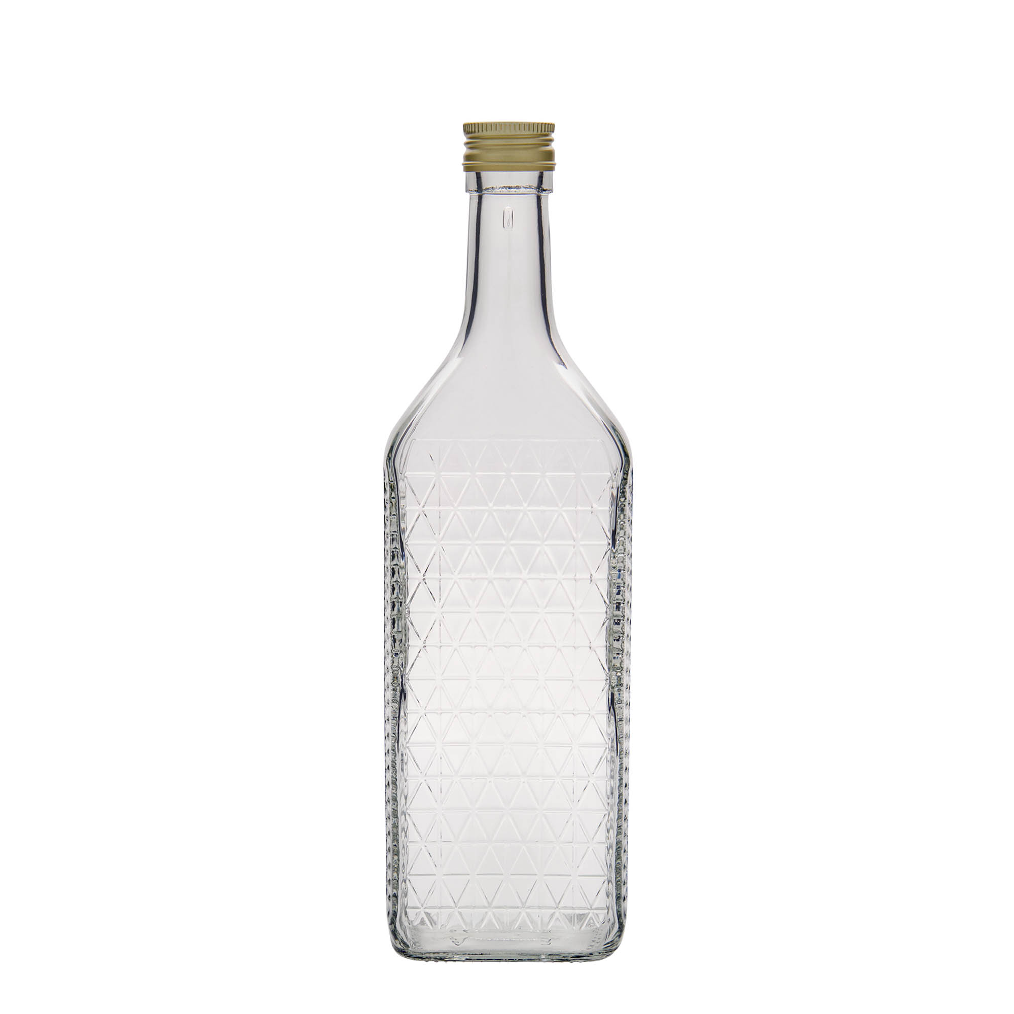 700 ml glass bottle 'Caruso', rectangular, opening: PP 31.5 700 ml glass bottle 'Caruso', rectangular, opening: PP 31.5