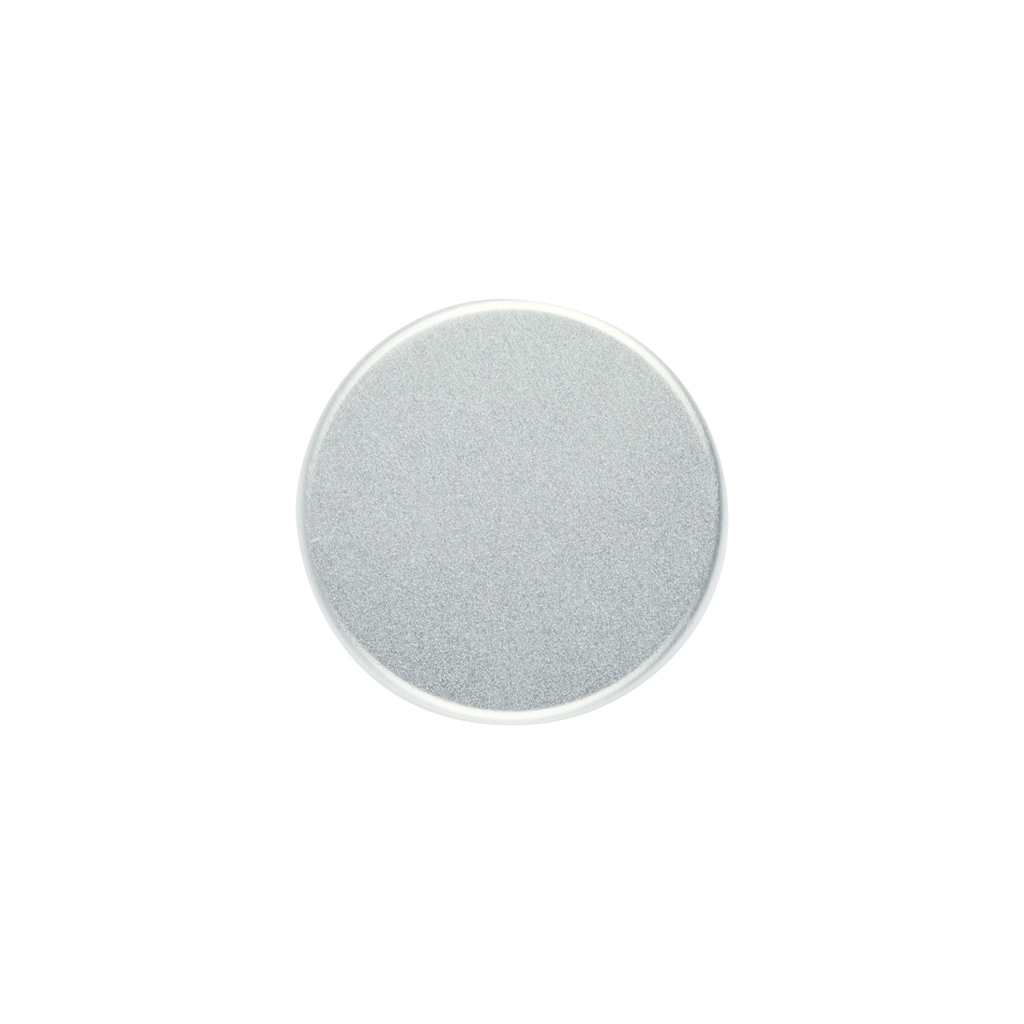 Screw cap, metal, silver, for opening: GPI 33/400