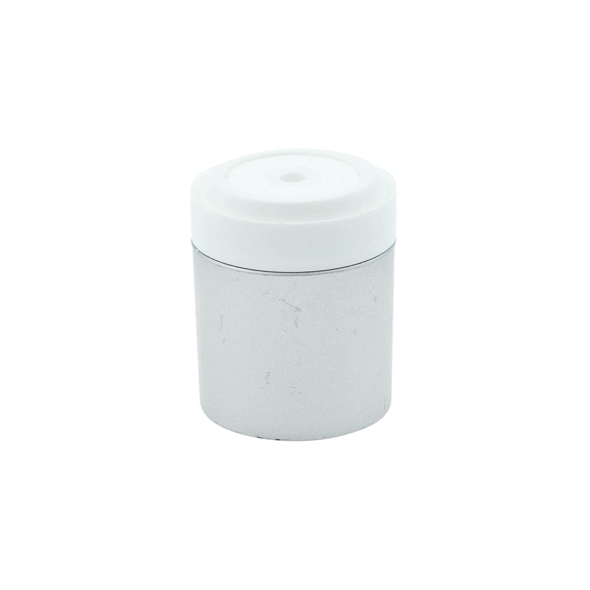 Airless Dispenser Pump Head 'Micro', PP Plastic, silver