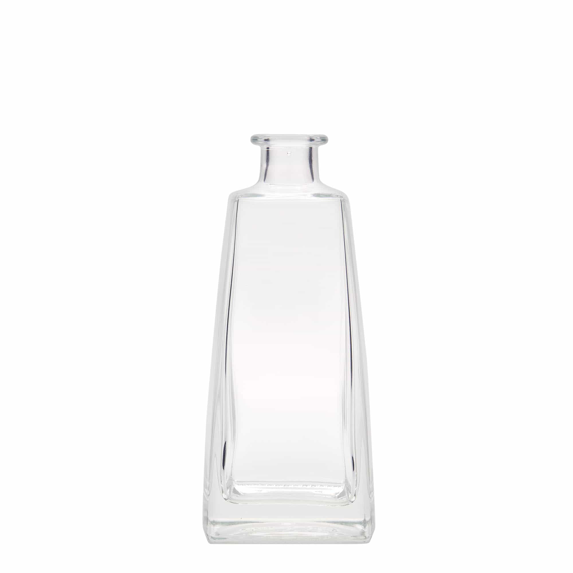 350 ml glass bottle ‘Timmy’, rectangular, opening: cork