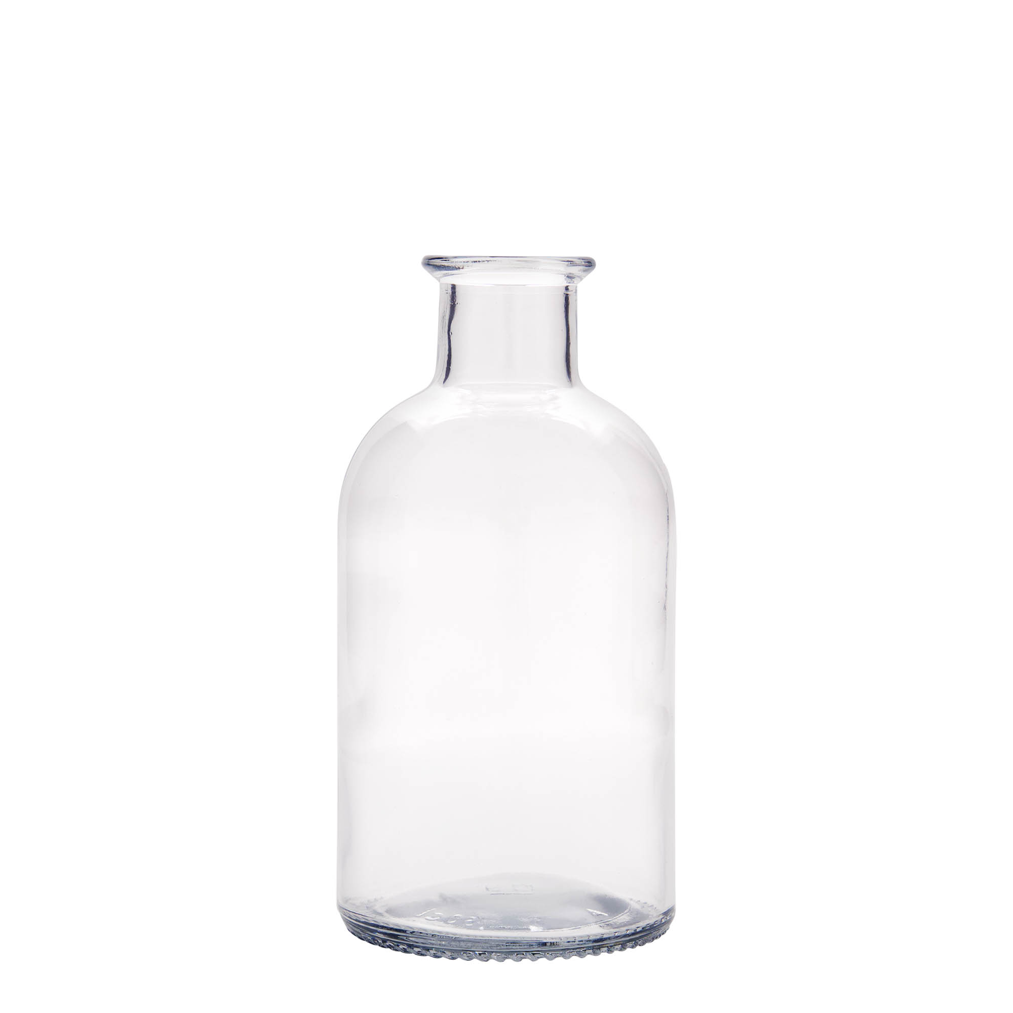 500 ml glass bottle apothecary 'Italia', opening: cork 500 ml glass bottle apothecary 'Italia', opening: cork