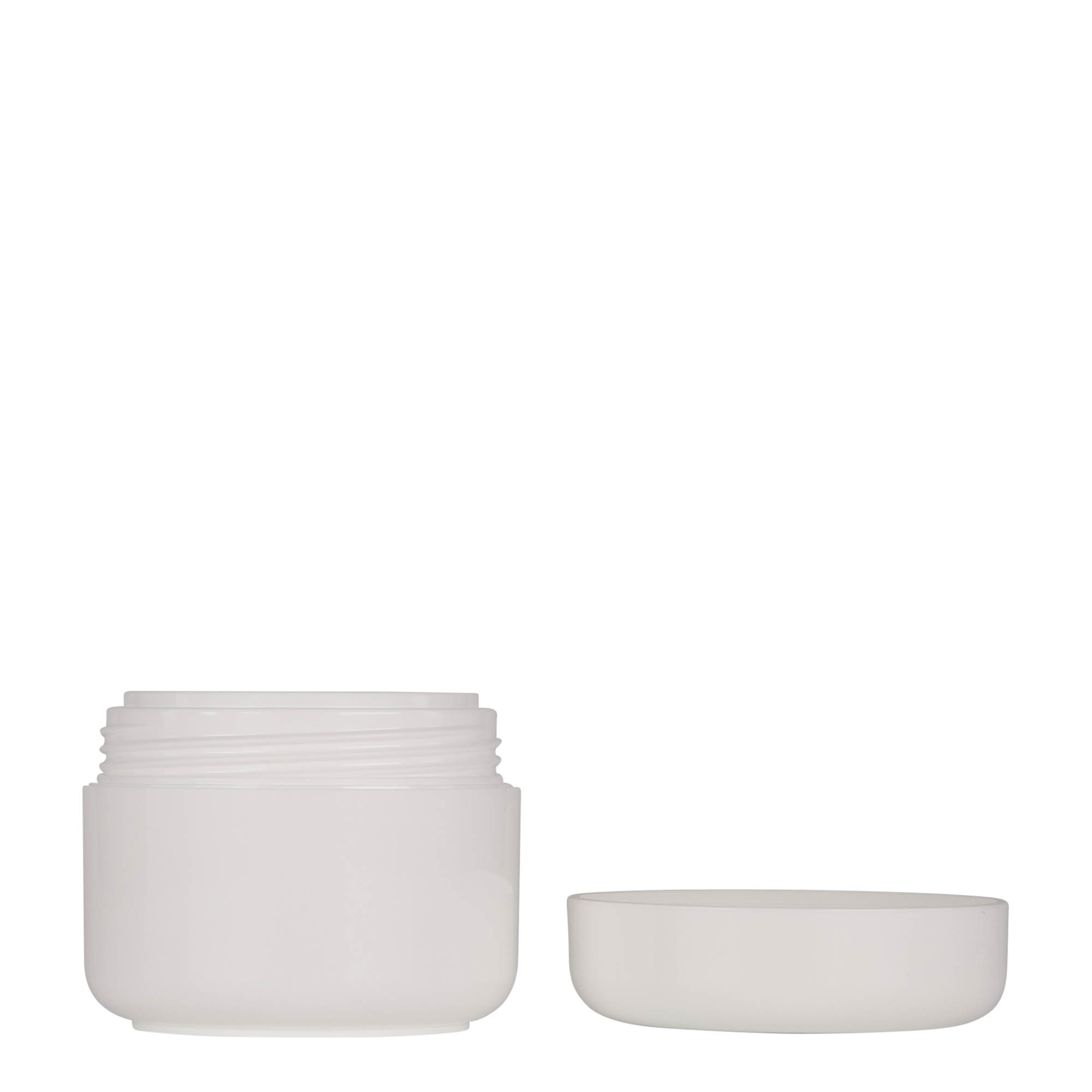 50 ml plastic jar 'Bianca', PP, white, opening: screw cap 50 ml plastic jar 'Bianca', PP, white, opening: screw cap