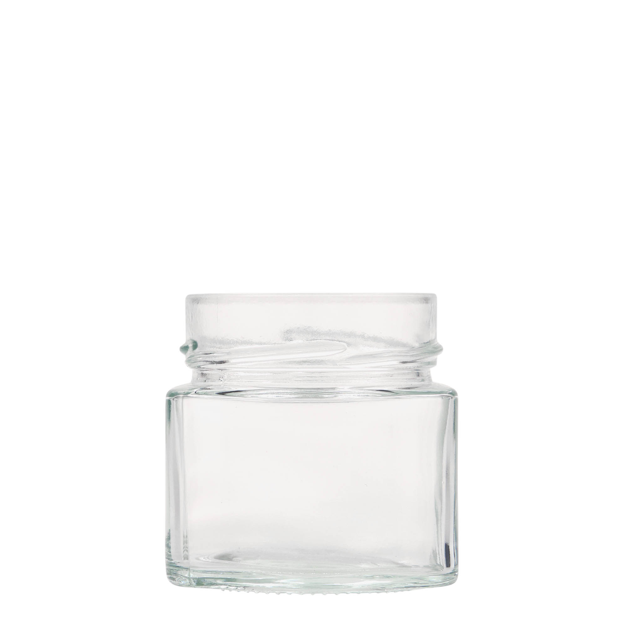 212 ml square glass 'Kimba', opening: Extra-Deep-Twist-Off (EDTO 70)