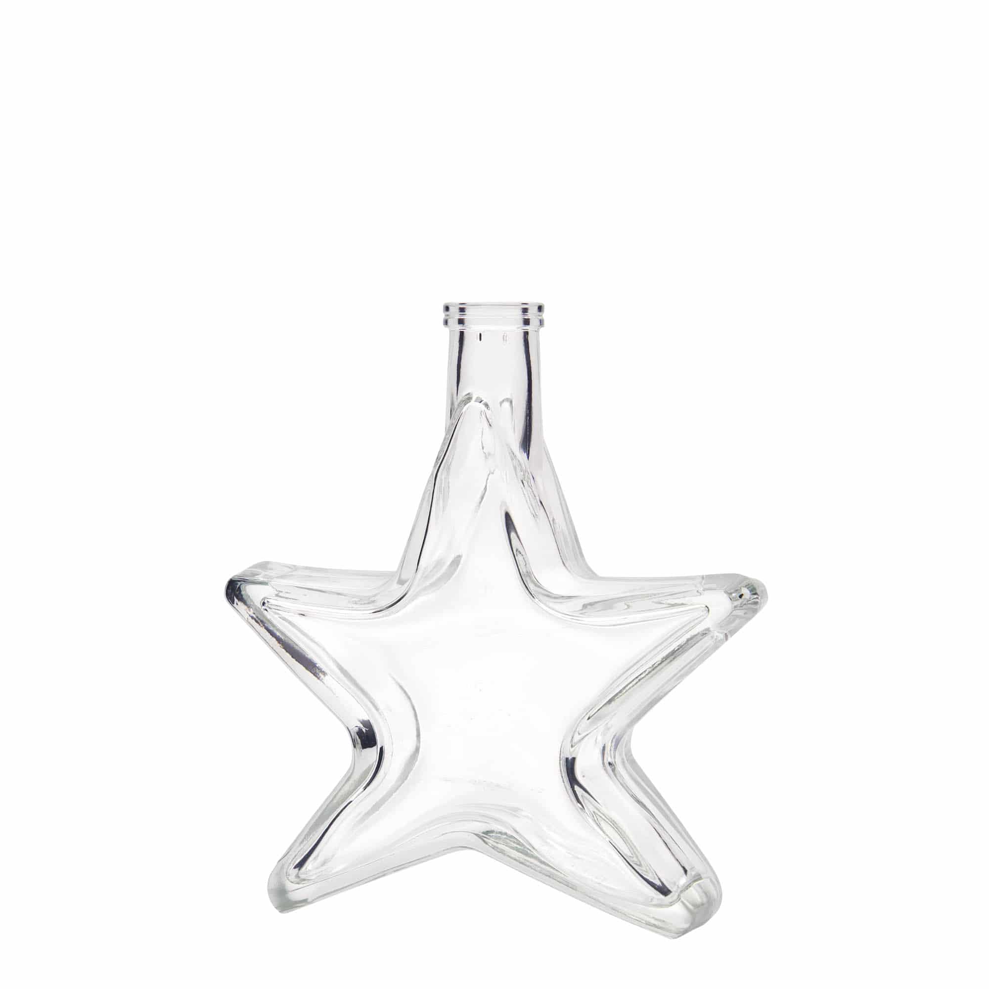 200 ml glass bottle 'Star', opening: cork 200 ml glass bottle 'Star', opening: cork