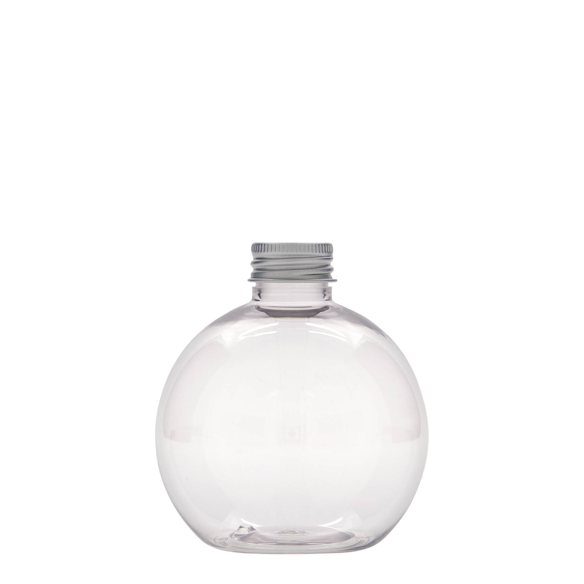 250 ml PET bottle ‘Perry’, round, plastic, neck: 24/410