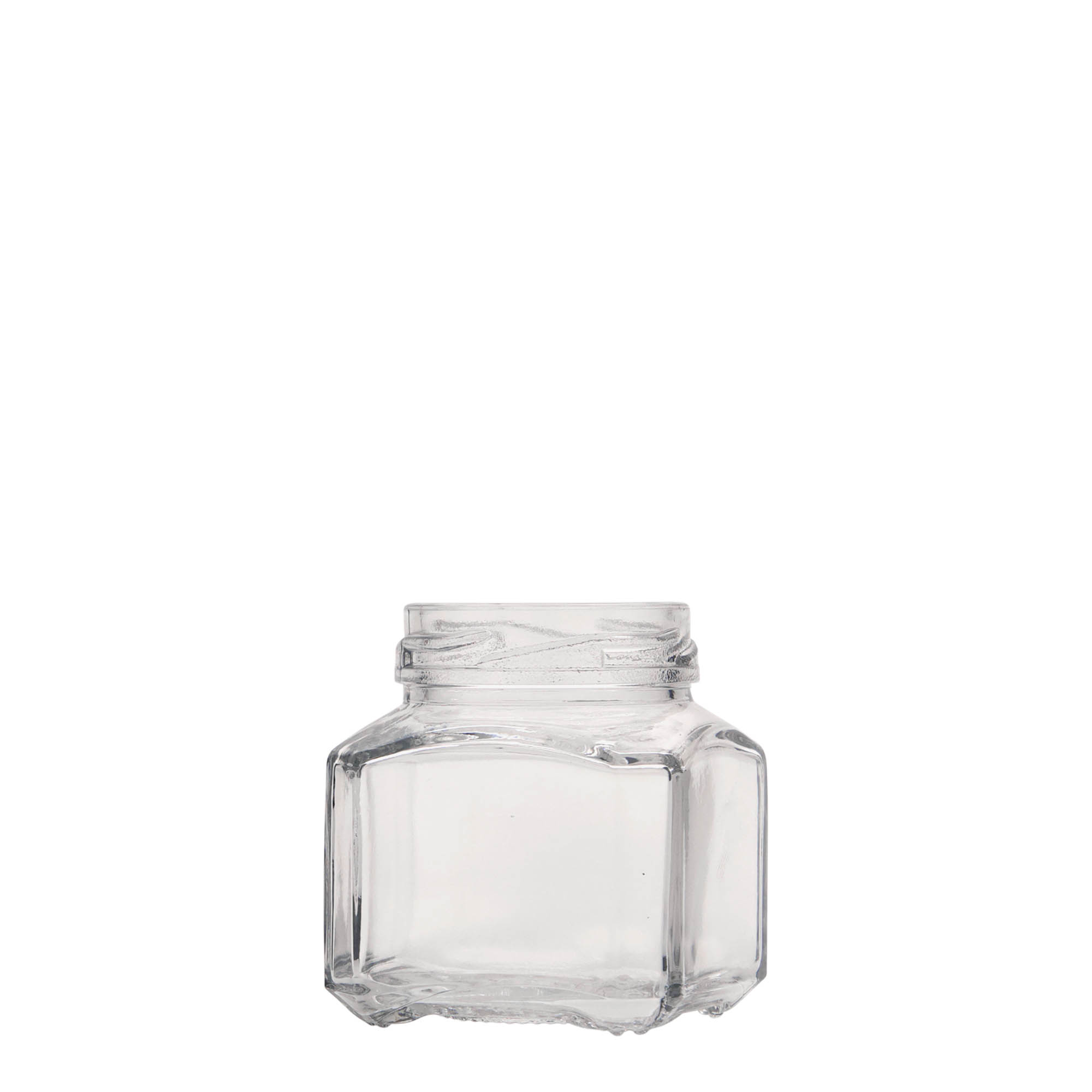 106 ml square glass 'Milan', opening: twist-off (TO 48)