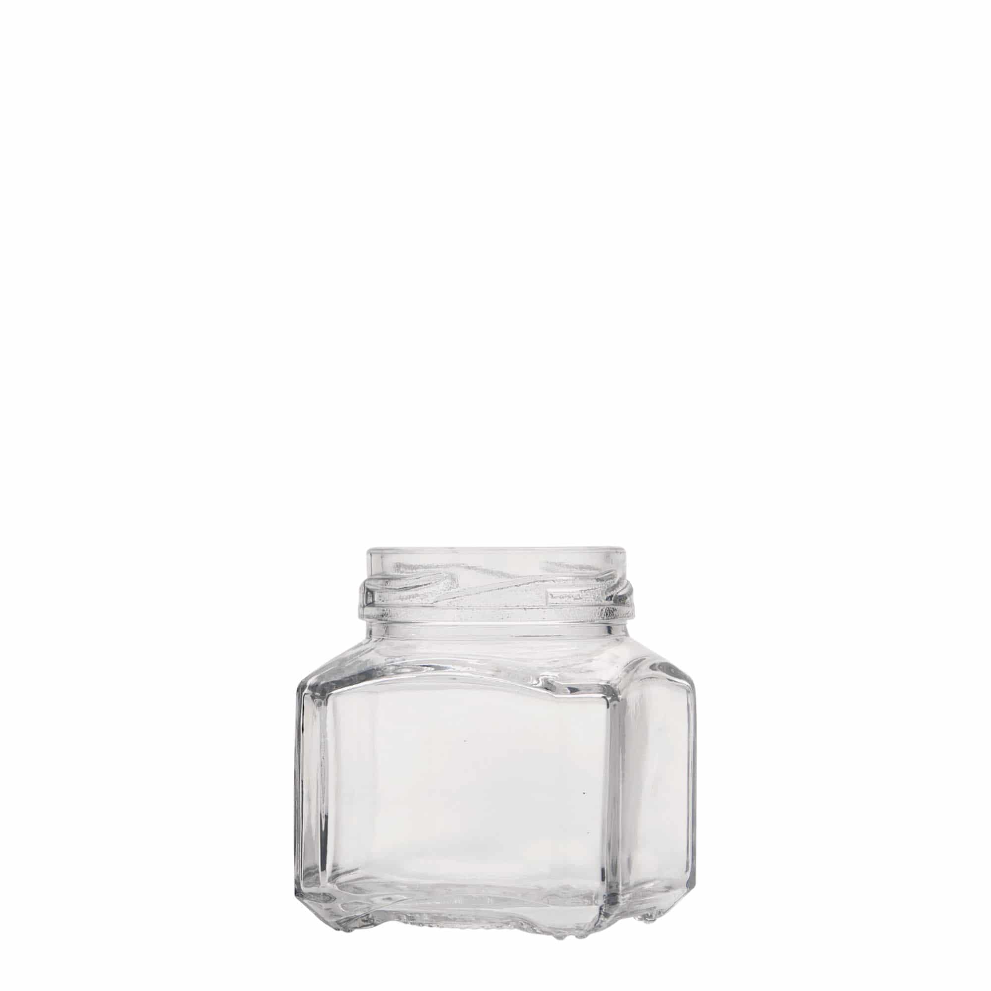 106 ml square glass ‘Milan’, opening: Twist-off (TO 48)