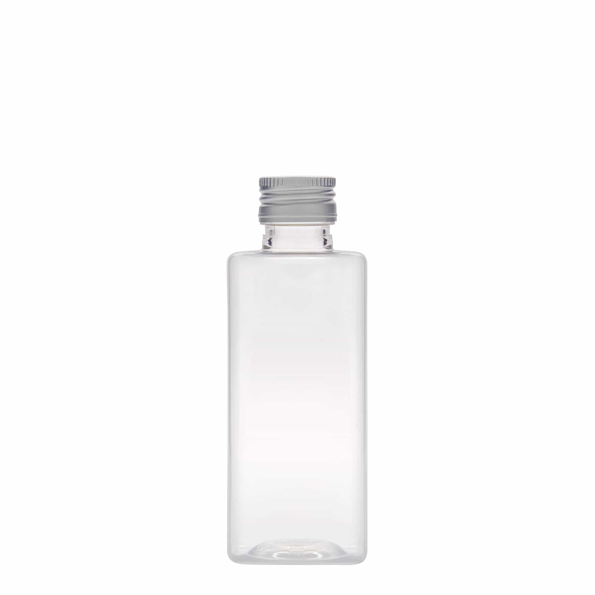 250 ml PET bottle 'Karl', square, plastic, closure: PP 28