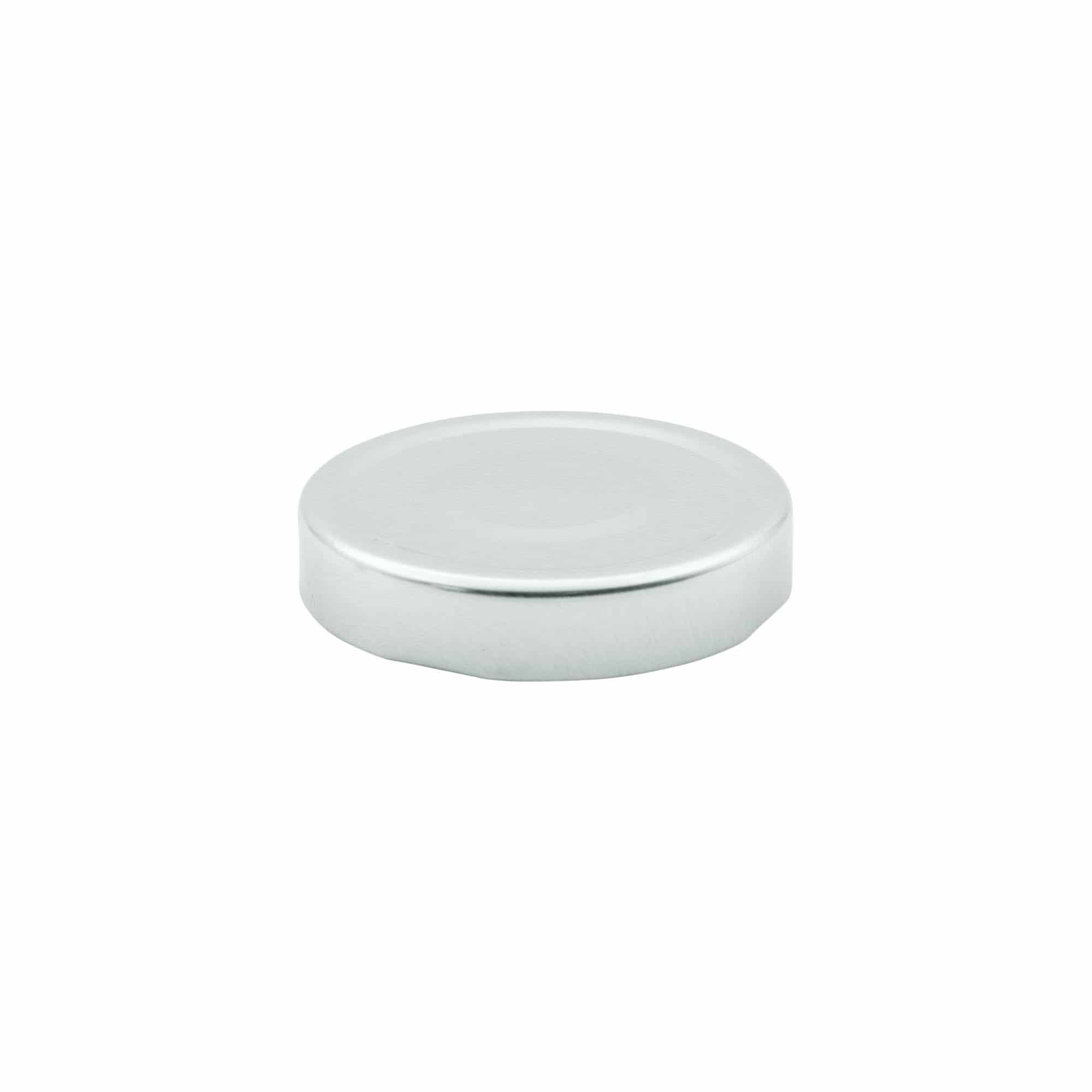 Deep twist-off cap, tinplate, silver, for opening: Deep-TO 70