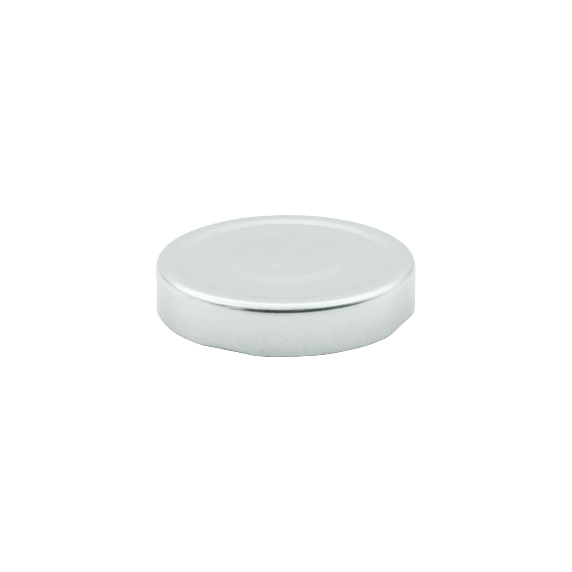 Deep Twist-off cap, tinplate, silver, for opening: Deep-TO 70