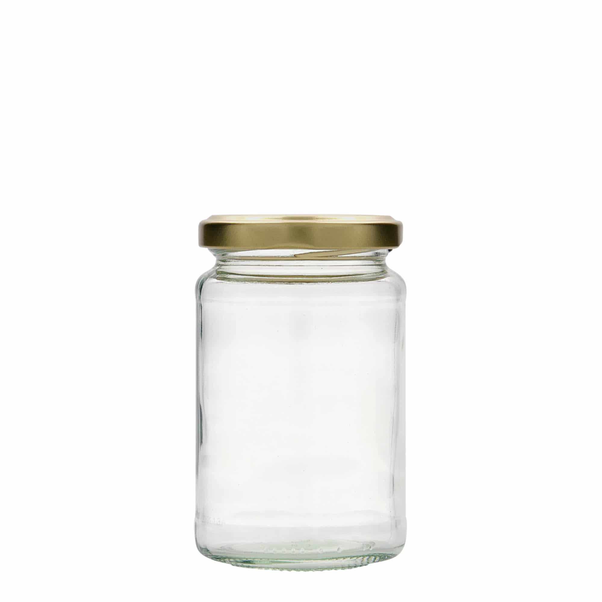 225 ml tall round jar, closure: twist off (TO 58)