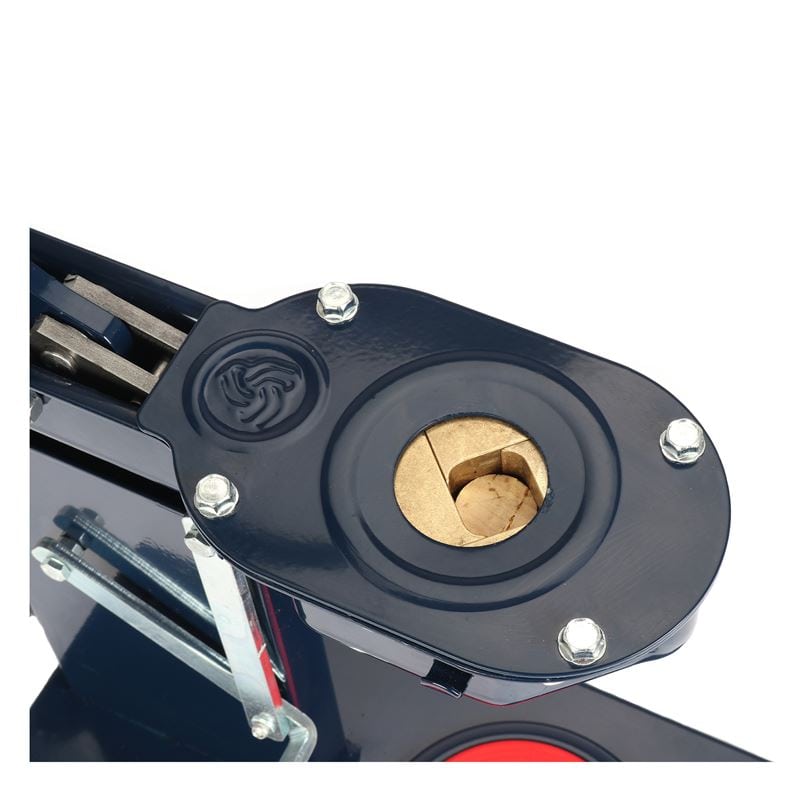 Cork stopper, metal, dark blue