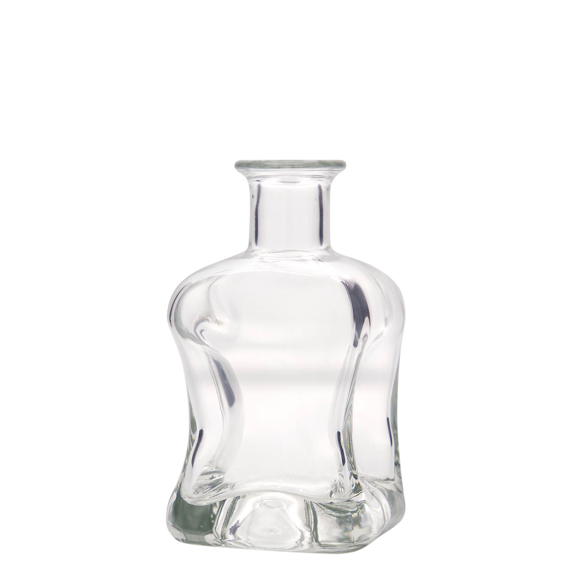 350 ml glass bottle 'Dublin', square, opening: cork