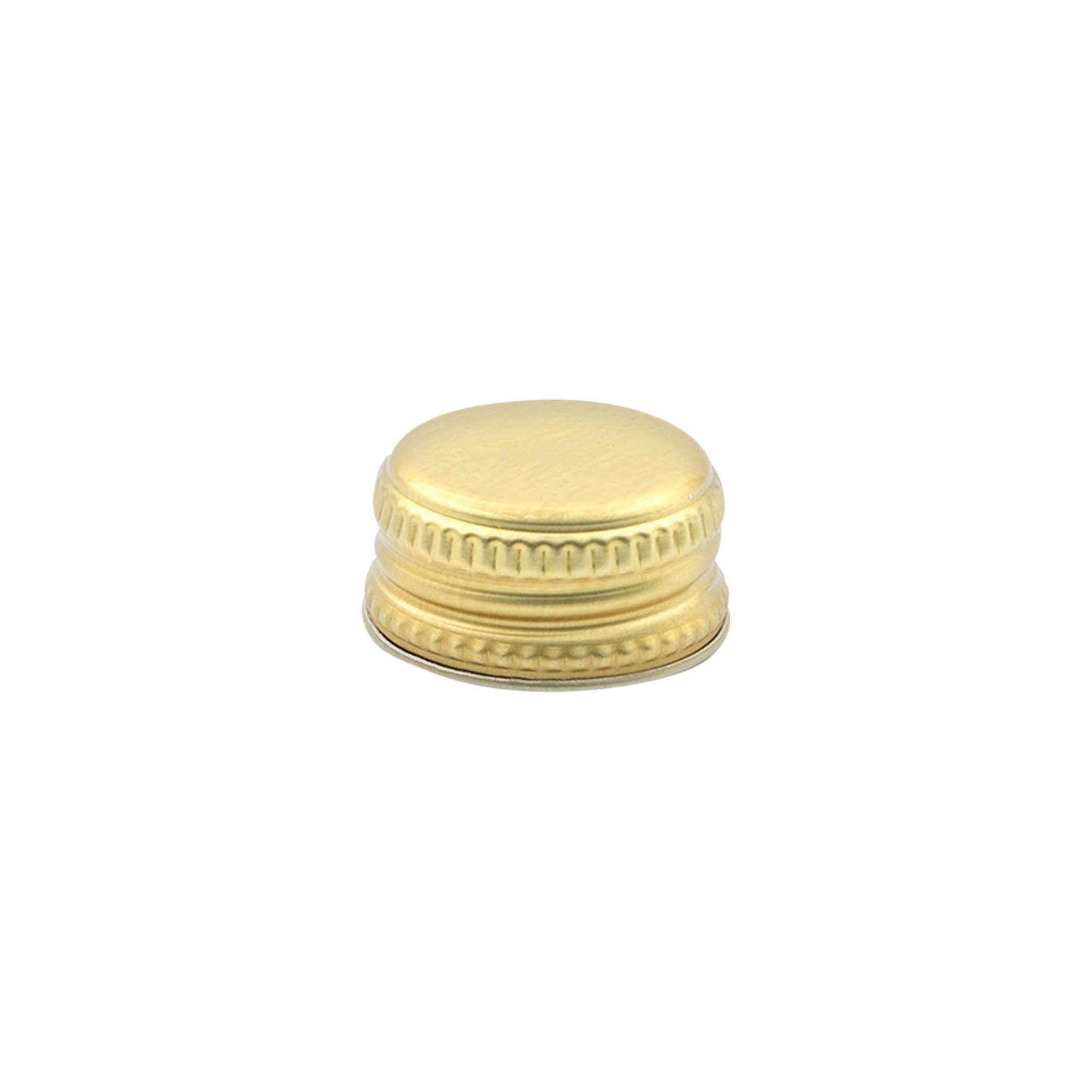 Screw cap, metal, gold, for opening: PP 28 Screw cap, metal, gold, for opening: PP 28
