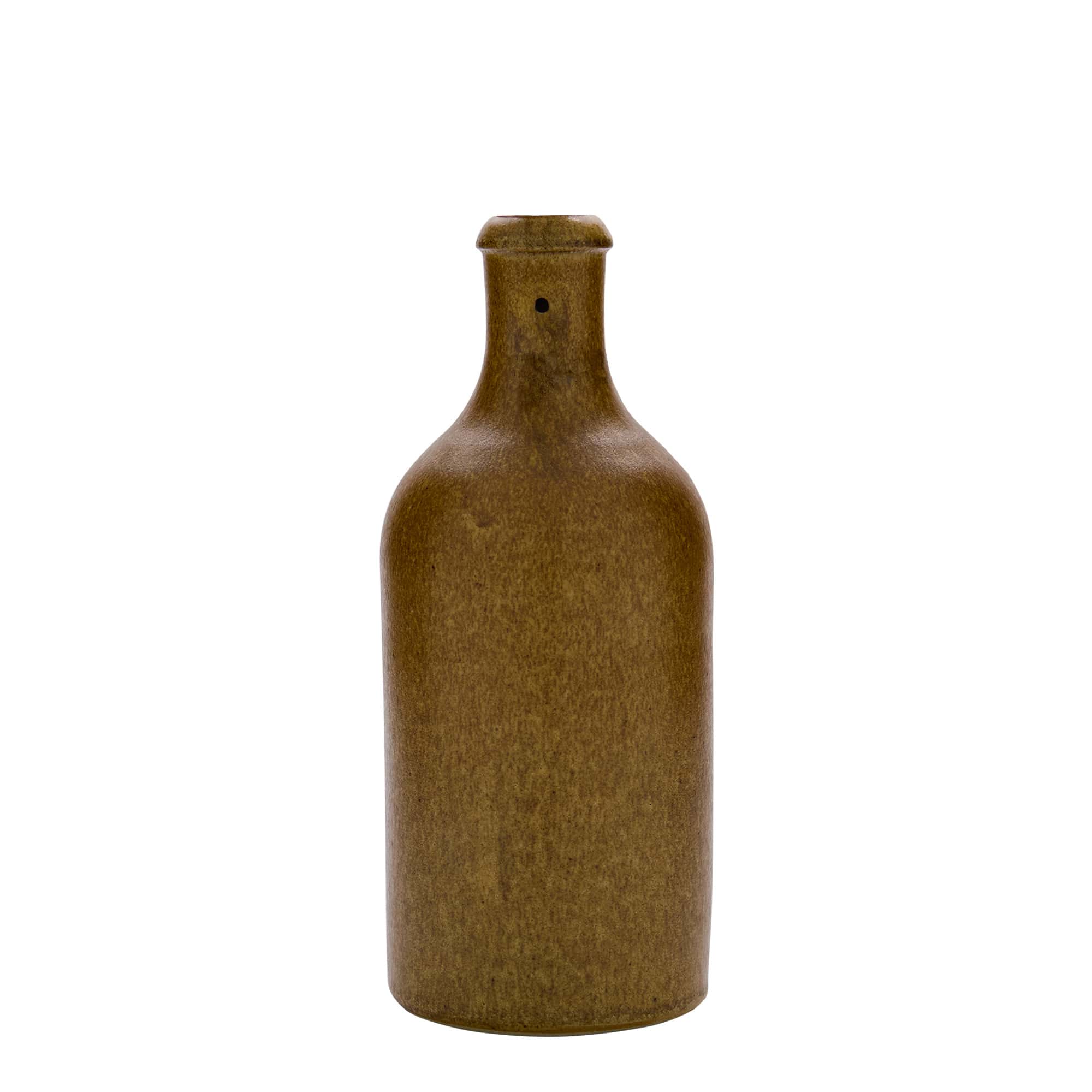 500 ml earthenware jug, stoneware, brown-crystal, opening: swing top closure