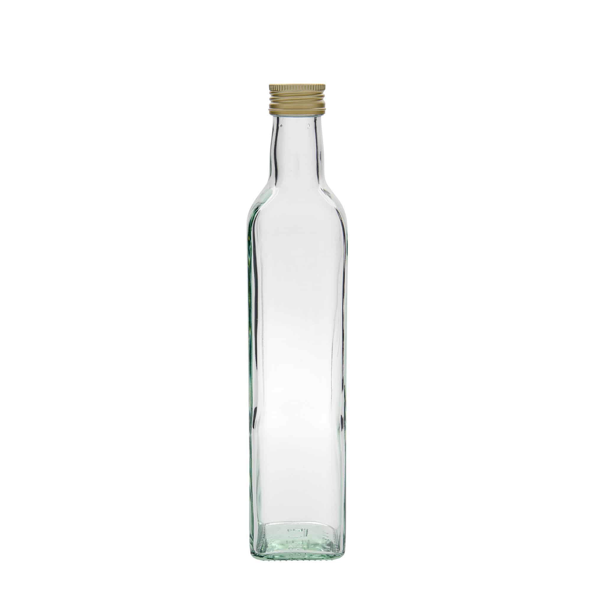 500 ml glass bottle 'Marasca', square, opening: PP 31.5