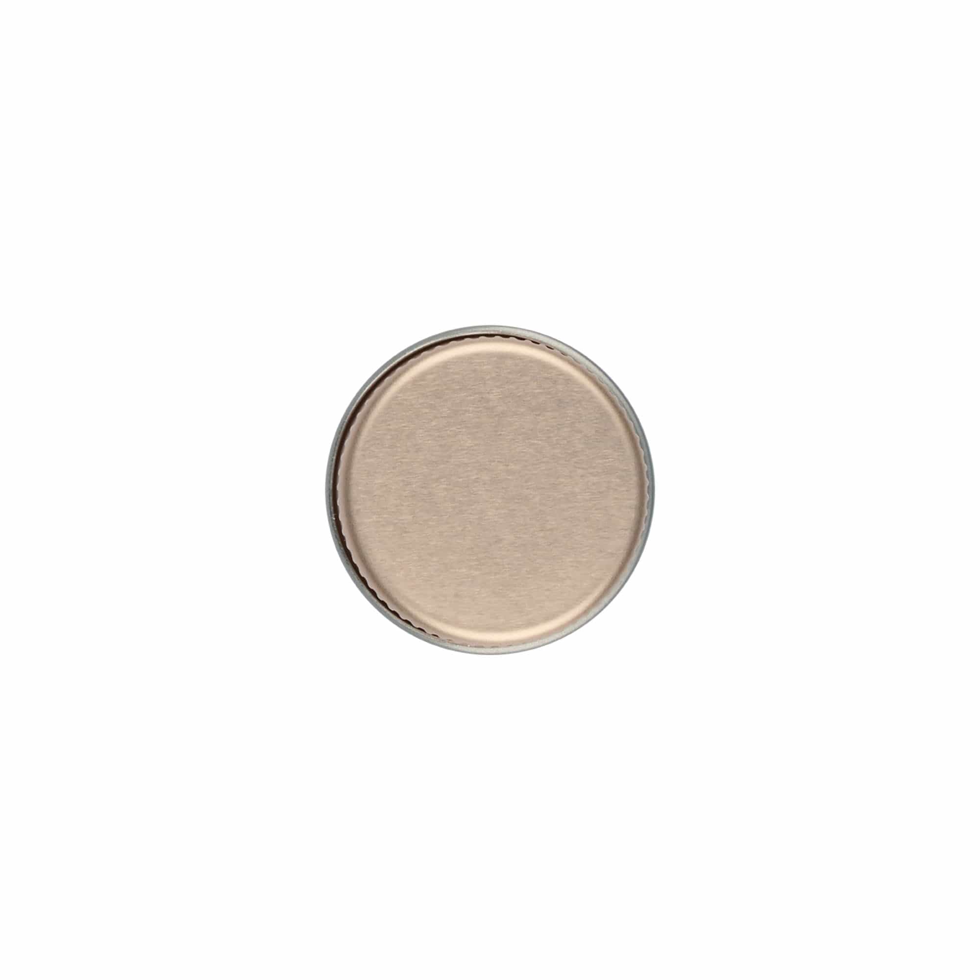 Screw cap, metal, pink, for opening: 24/410