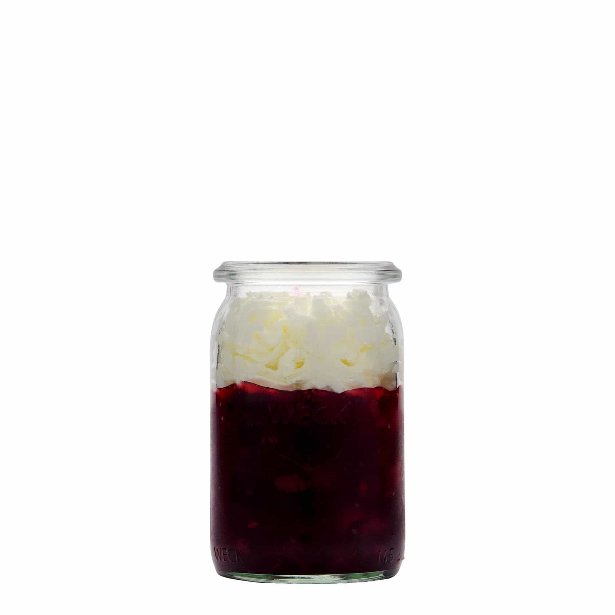 145 ml WECK tall cylinder jar, closure: round rim