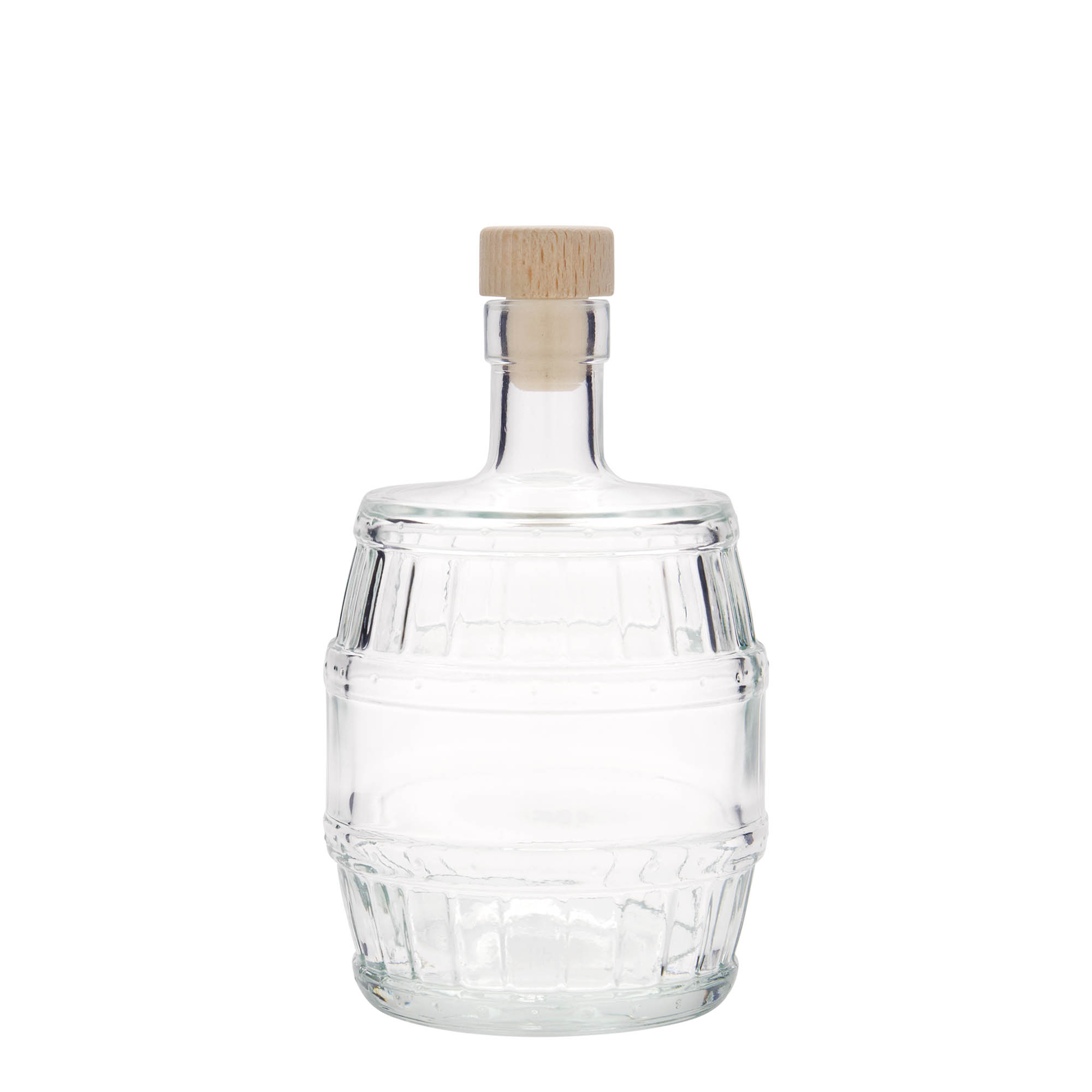 500 ml glass bottle 'barrel', opening: cork