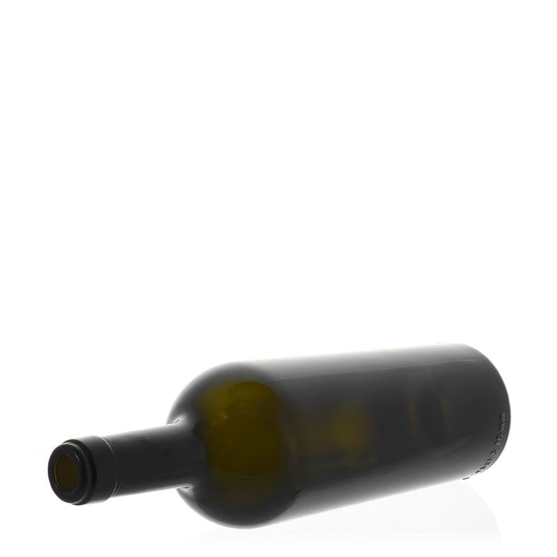 750 ml wine bottle ‘Imperiale’, antique green, neck: cork