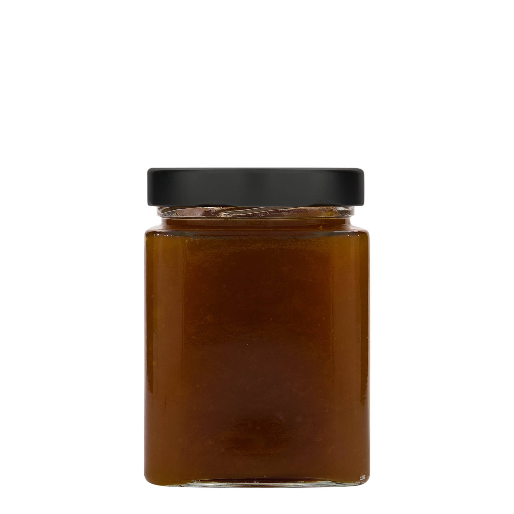 580 ml square jar 'Ikarus', opening: Deep-Twist-Off (DTO 82)