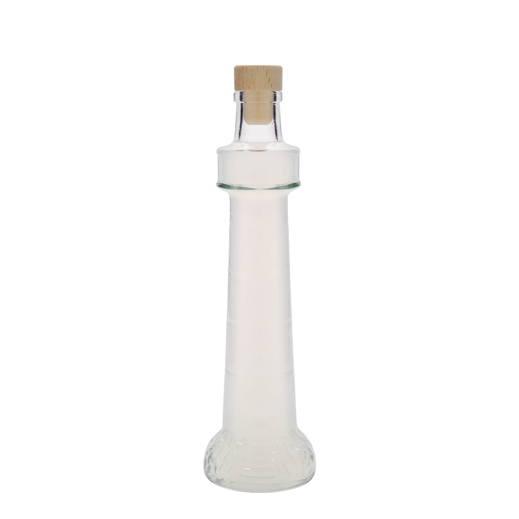 200 ml glass bottle 'Lighthouse', opening: cork