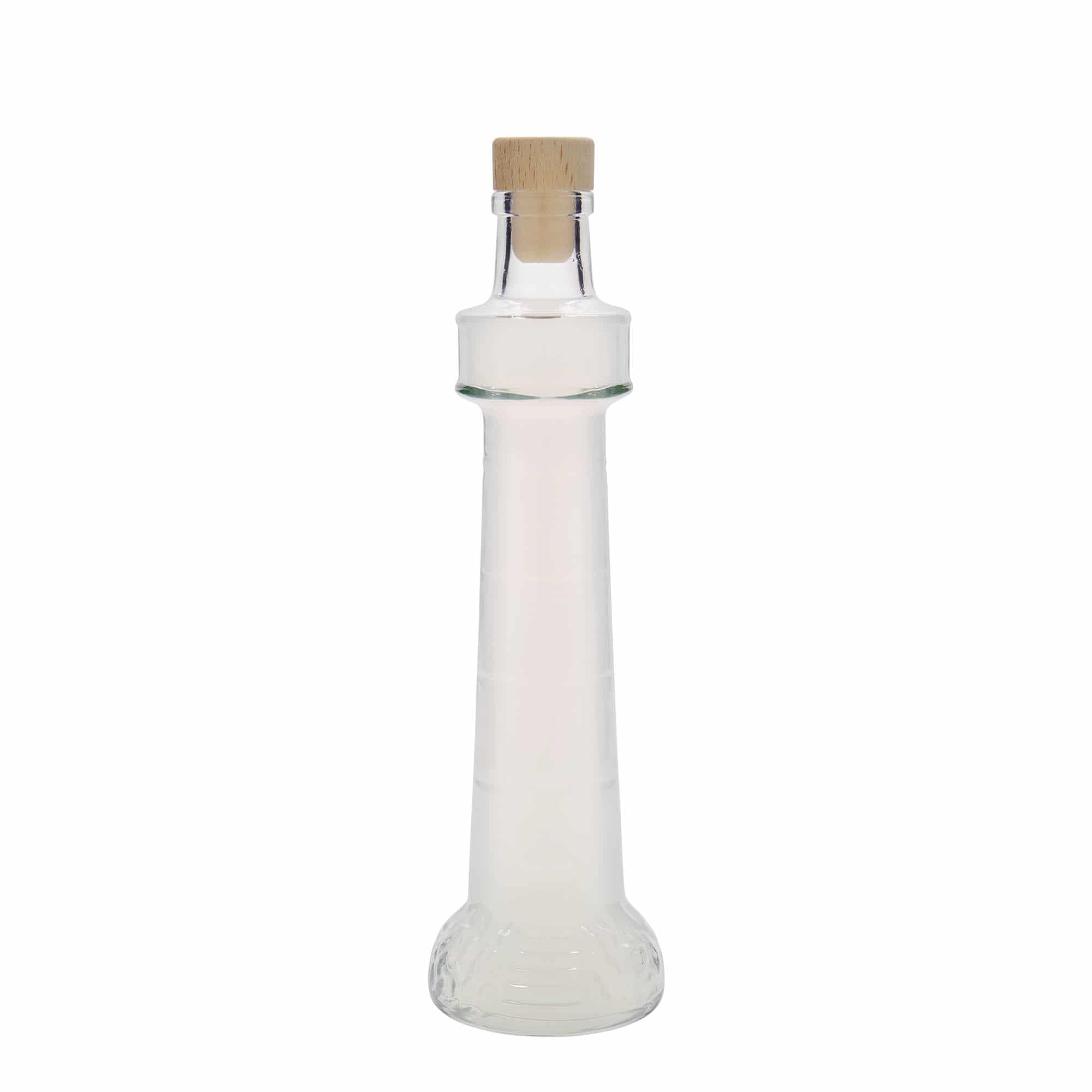 200 ml glass bottle 'Lighthouse', opening: cork