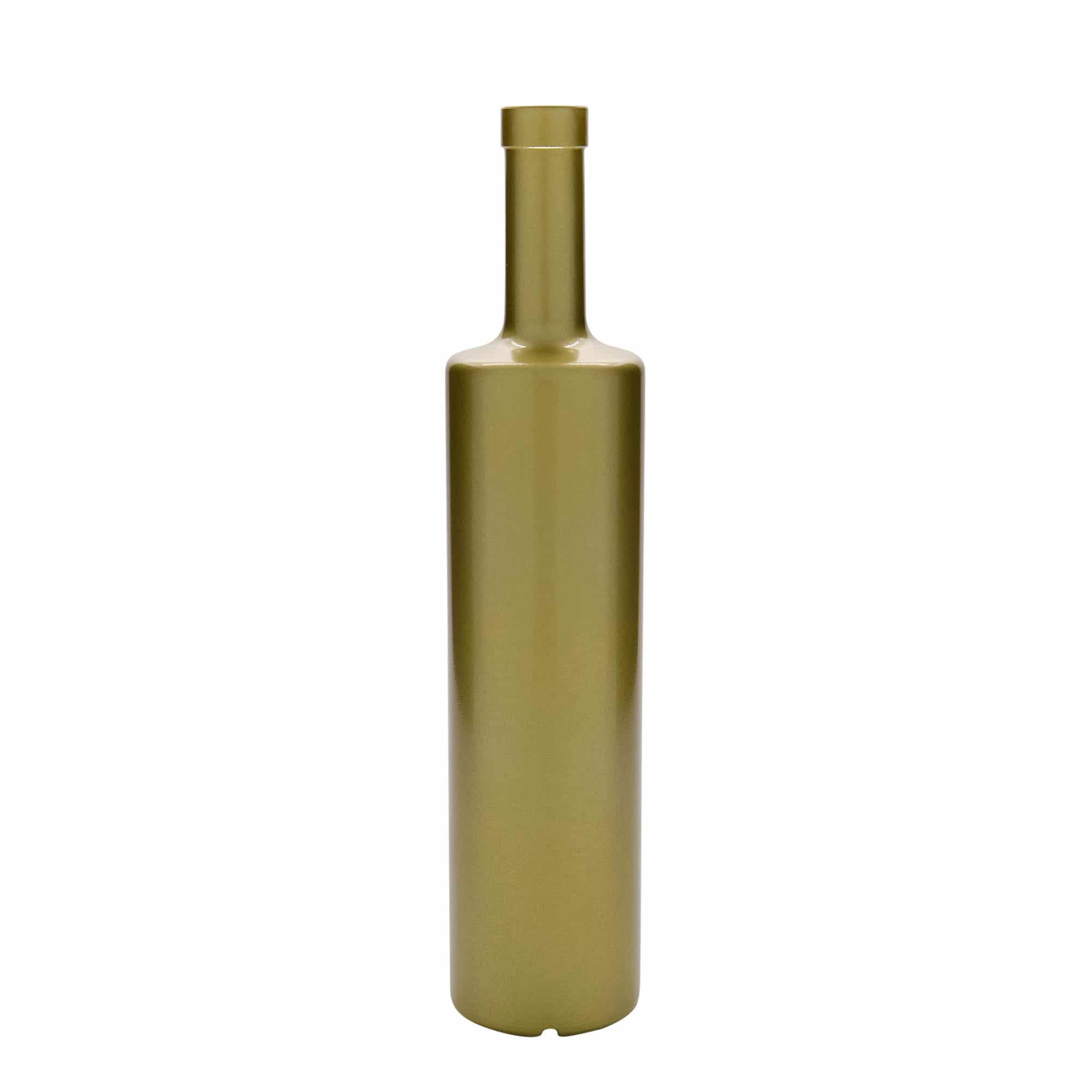 700 ml glass bottle 'Centurio', gold, closure: cork