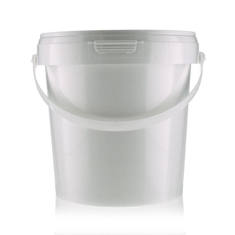 1,2 l bucket, PP plastic, white