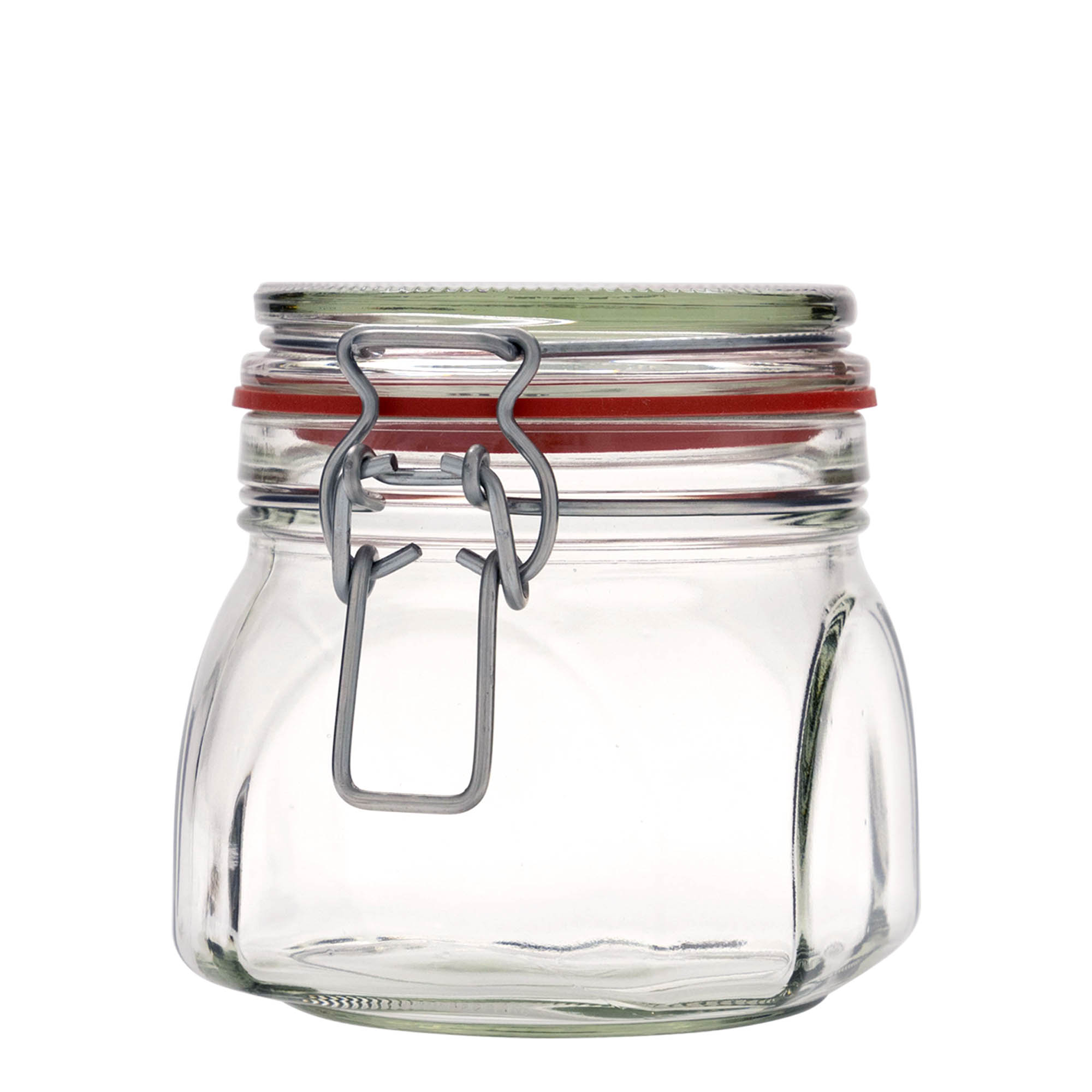 630 ml wire bail jar, square, opening: wire bail closure 630 ml wire bail jar, square, opening: wire bail closure