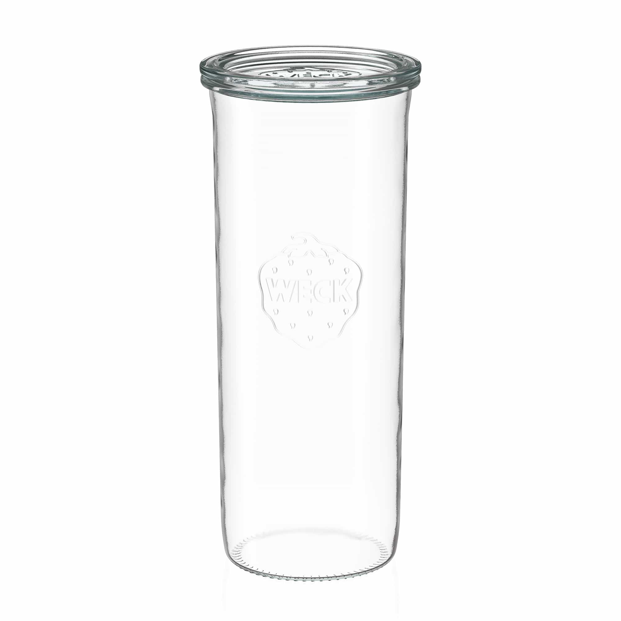 6x 1500 ml WECK inverted jar with glass lid RR 100