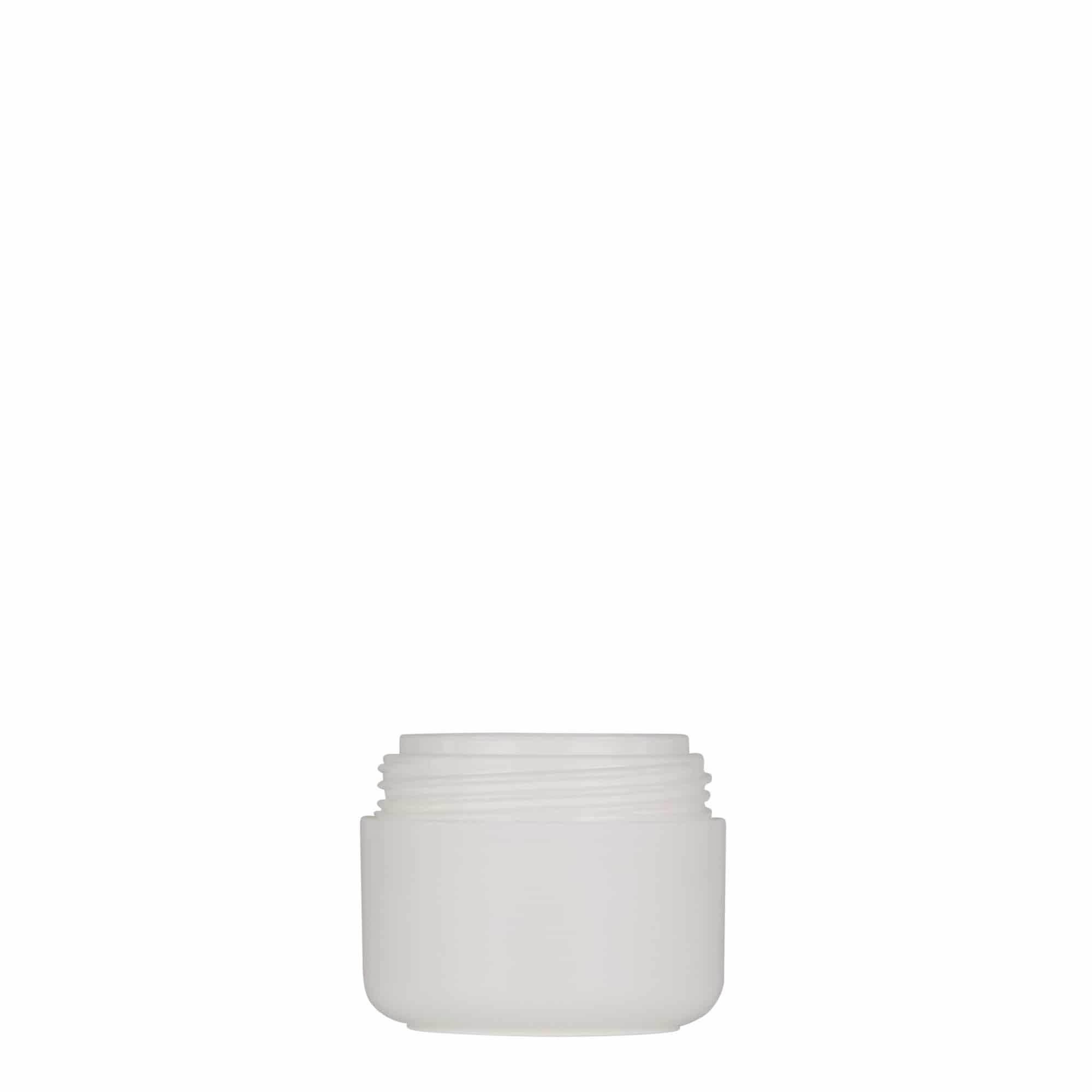 30 ml plastic jar 'Bianca', PP, white, opening: screw cap