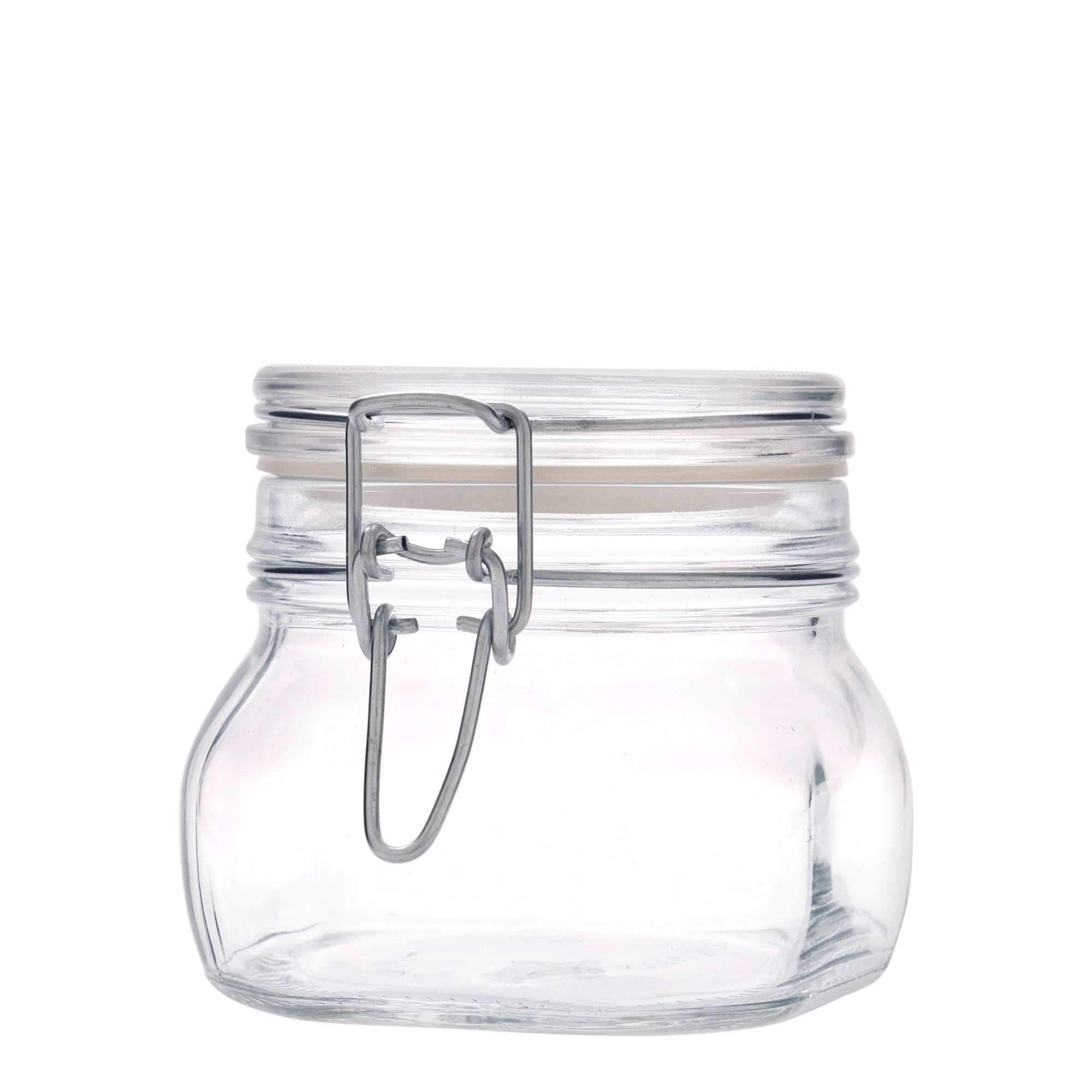 500 ml wire bail jar 'Fido', square, opening: wire bail closure