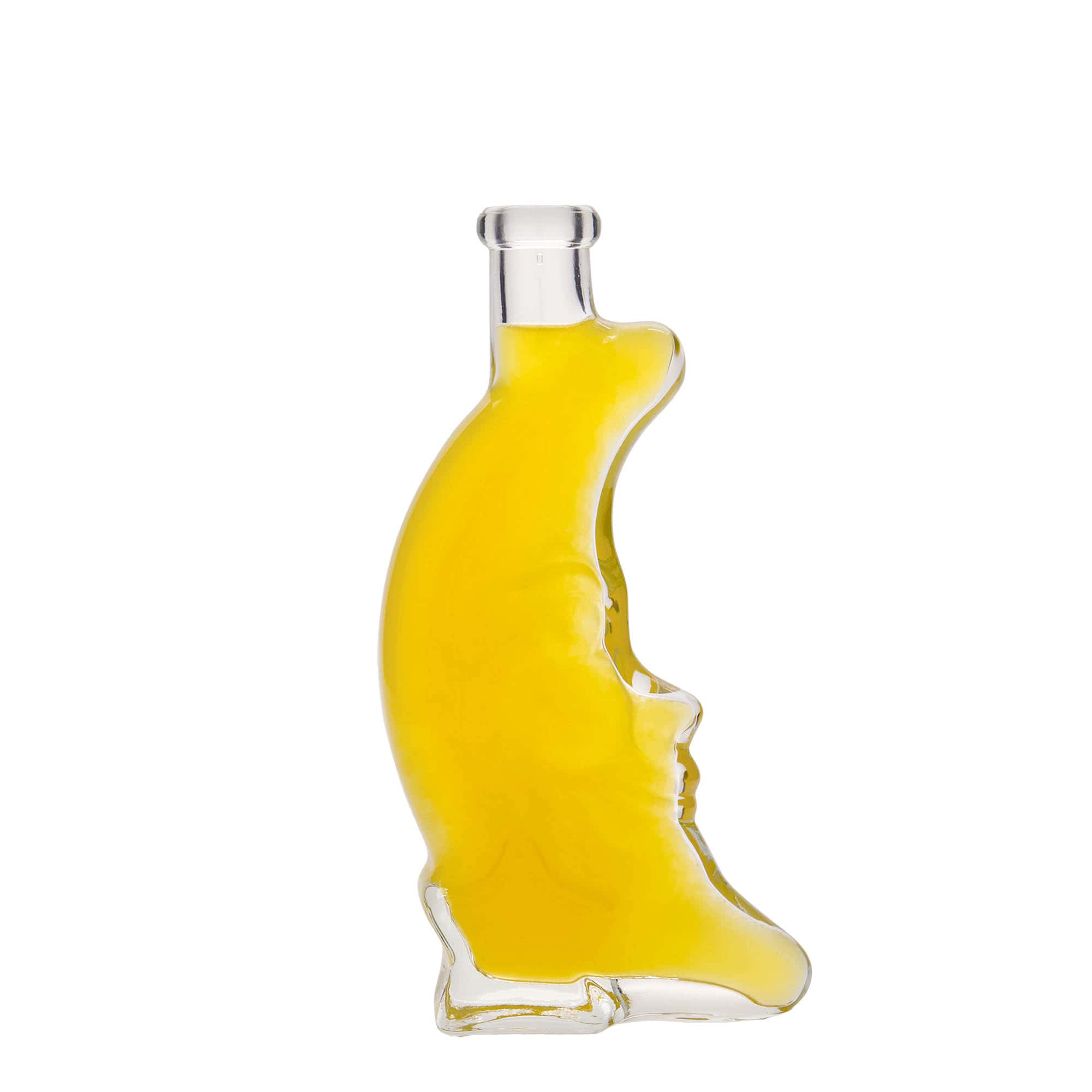 200 ml glass bottle 'Moon', opening: cork