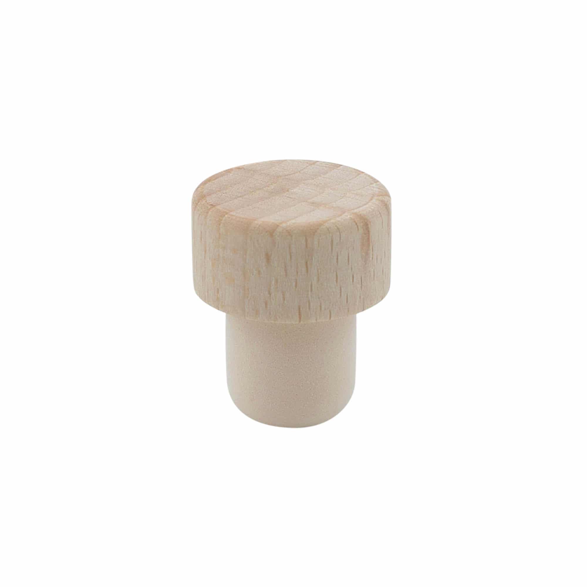 19 mm mushroom cork, wood, for opening: cork