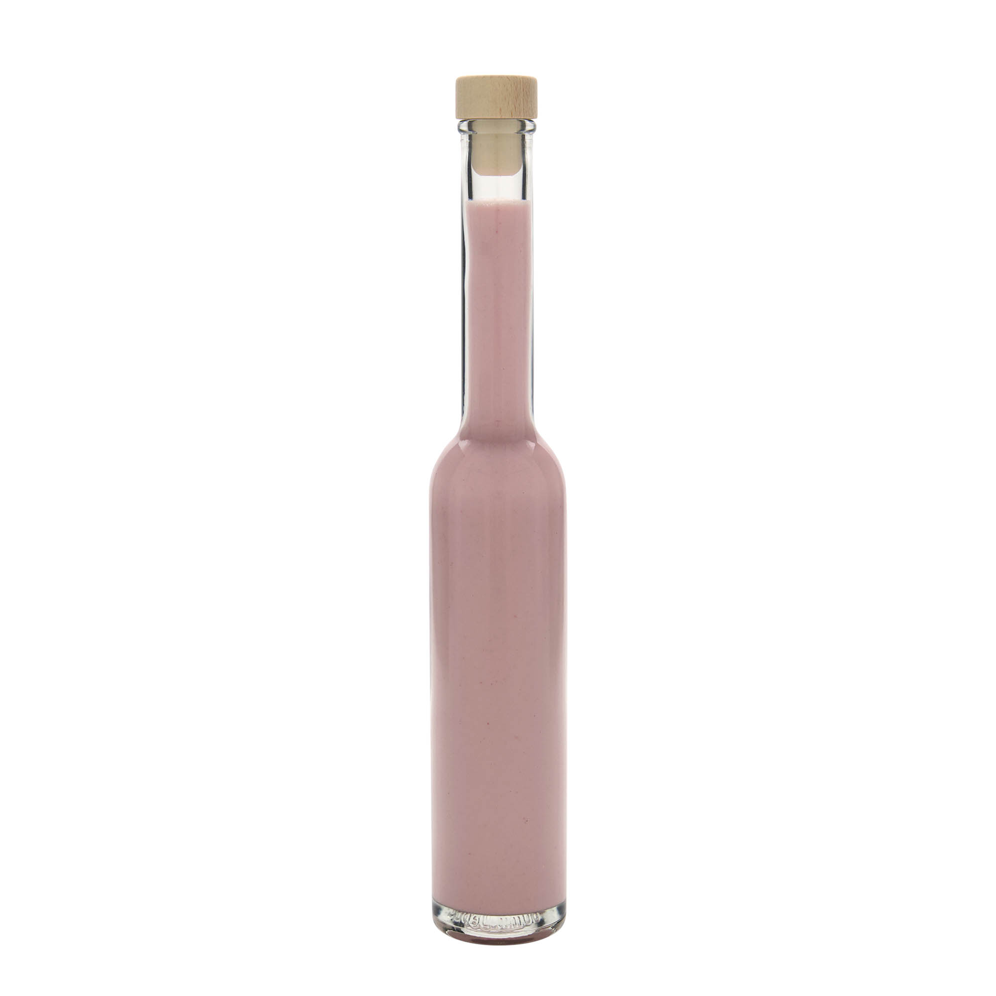 200 ml glass bottle 'Platina', opening: cork