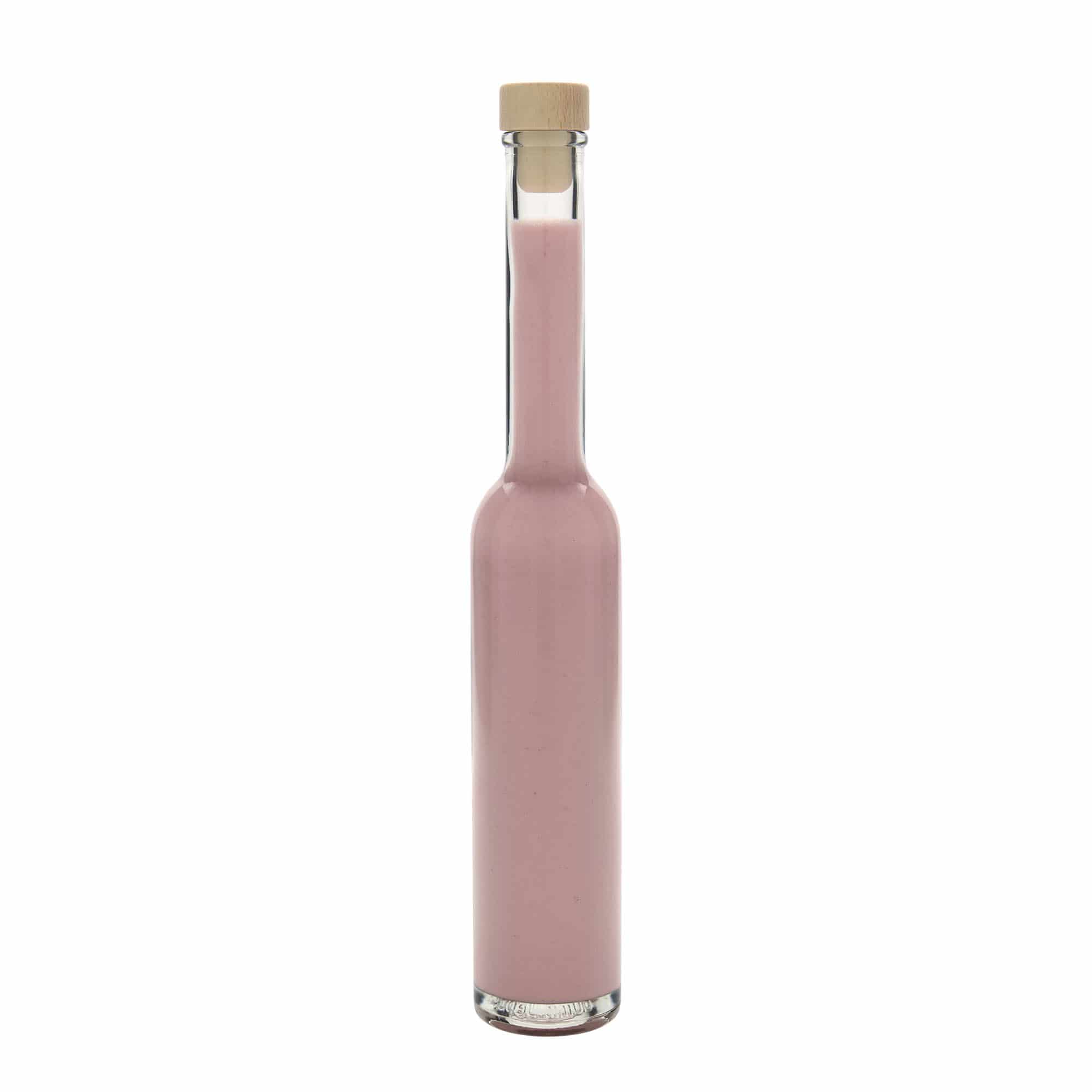 200 ml glass bottle 'Platina', opening: cork