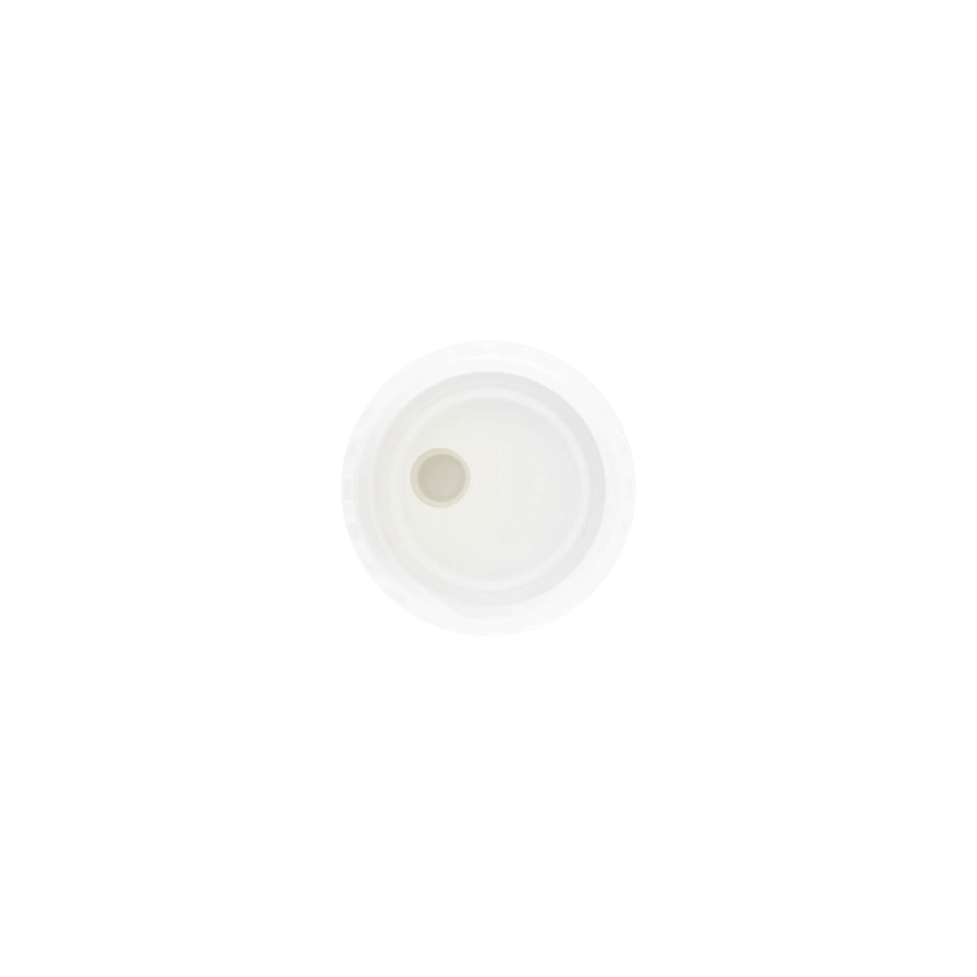 Screw cap Disc Top, PP plastic, white, for opening: 24/410 Screw cap Disc Top, PP plastic, white, for opening: 24/410