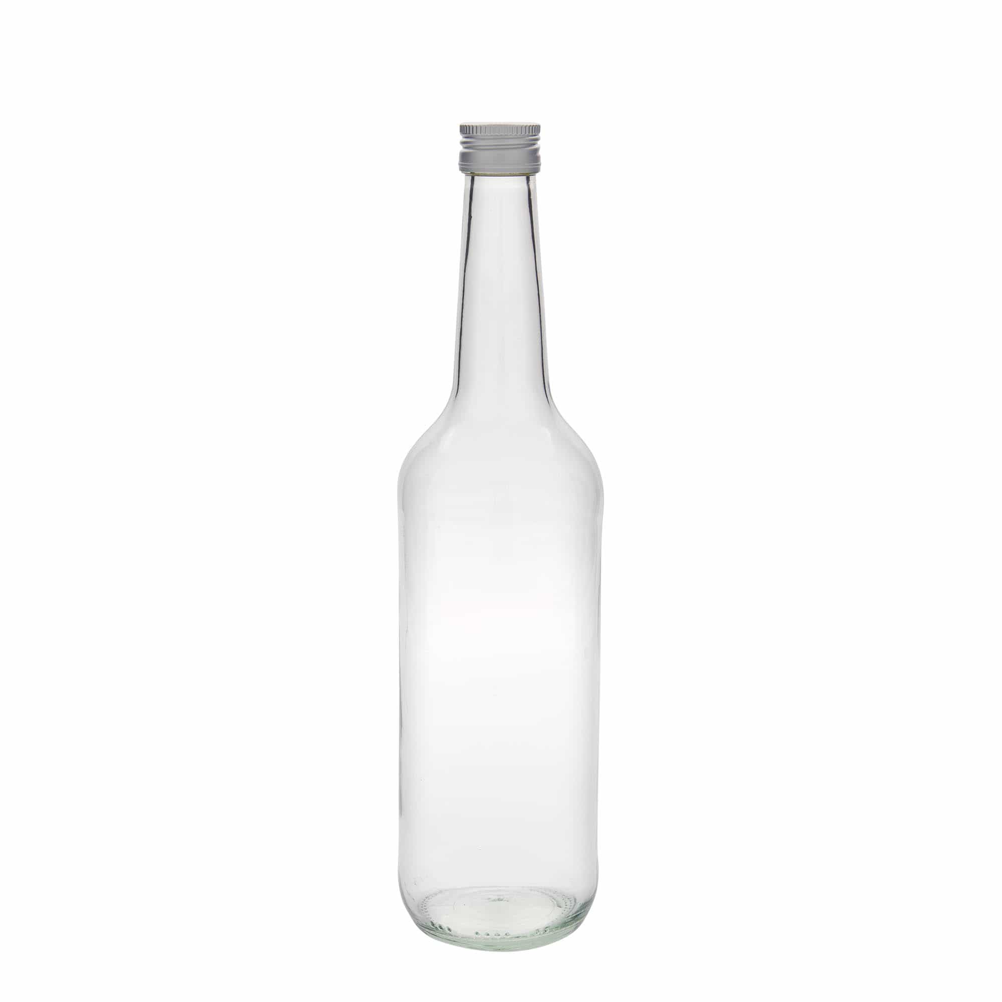 700 ml glass bottle straight neck, opening: PP 28