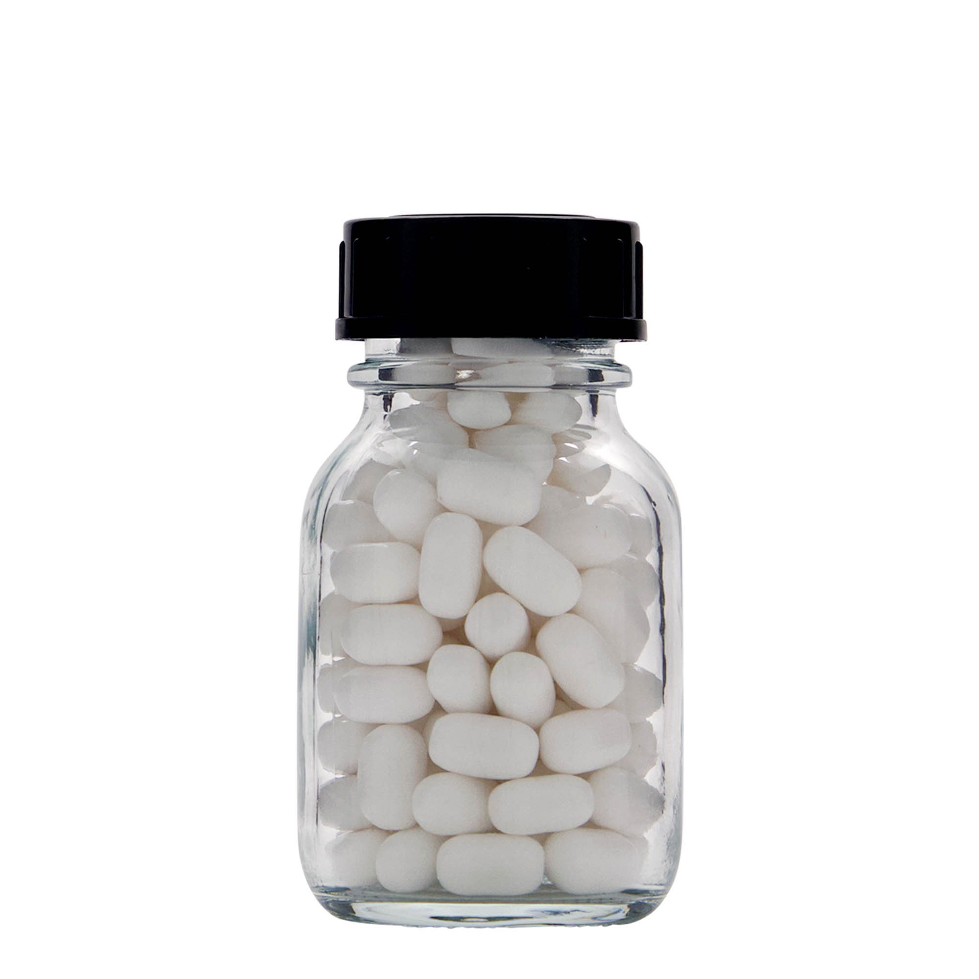 50 ml wide-neck glass, opening: DIN 32
