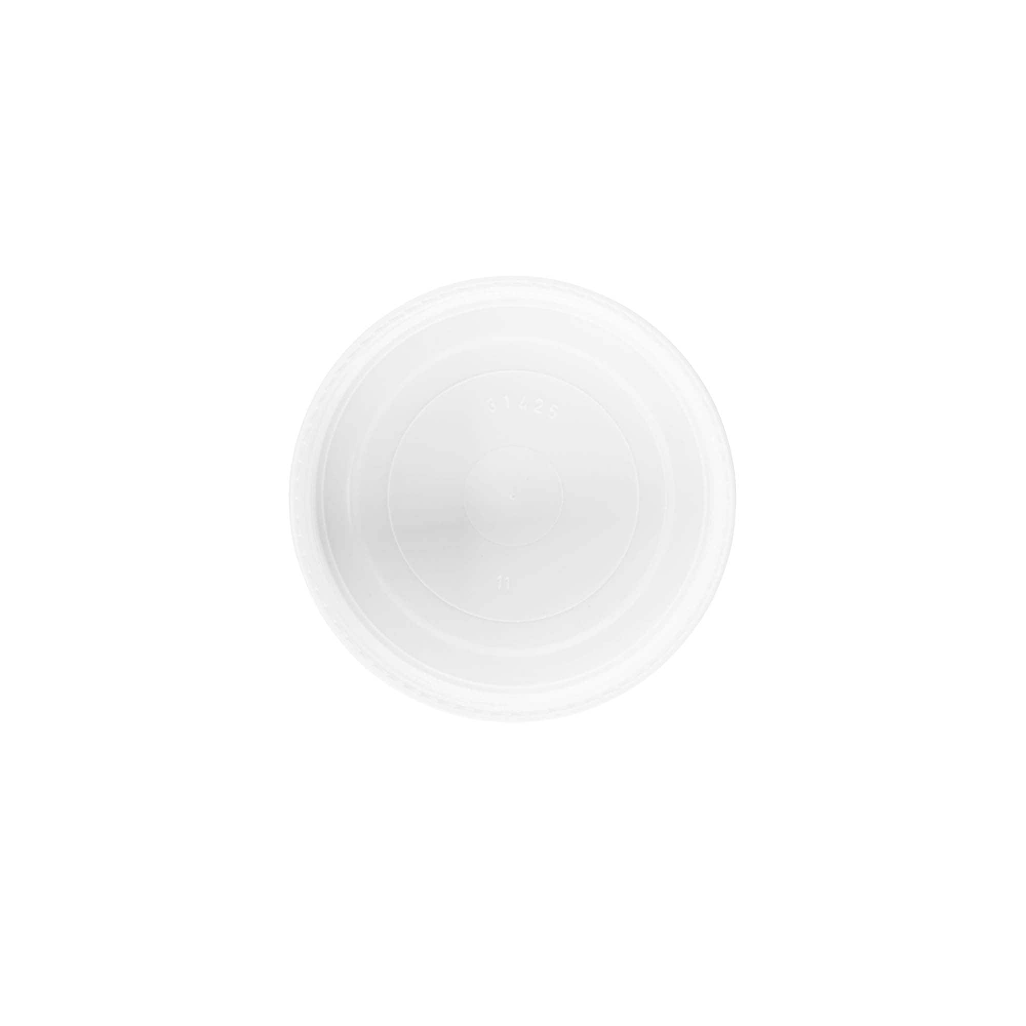 Screw cap for 100 ml 'Bianca', PP plastic, white Screw cap for 100 ml 'Bianca', PP plastic, white